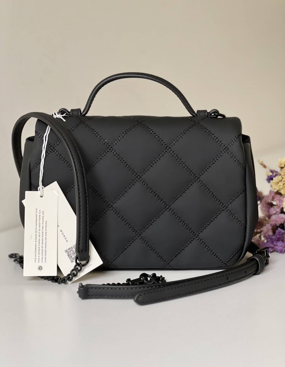 New Tory burch willa mini top handle bag รุ่นใหม่สายยาวปรับได้ Sz. 8” (L) x 5.5” (H) x 2.2” (D)
