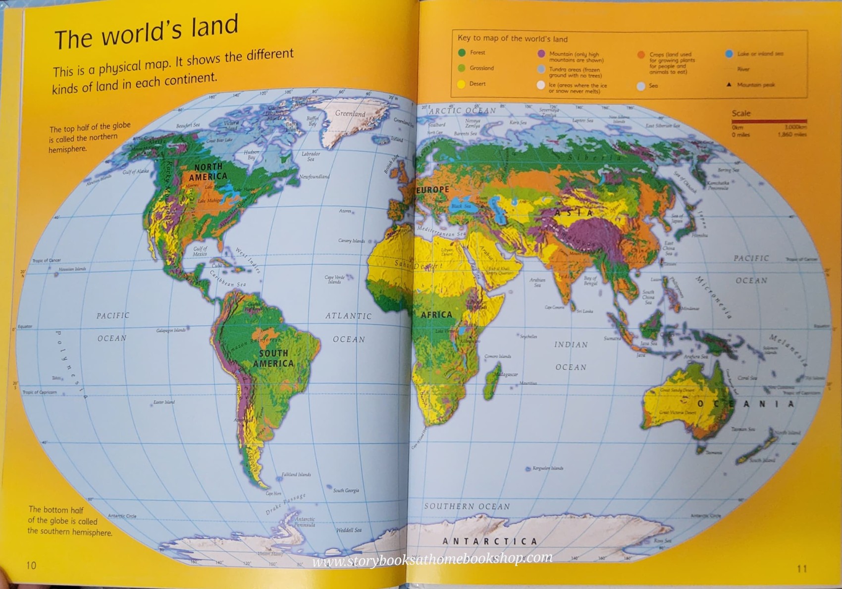 KNOWLEDGE BOOK** ♥️THE USBORNE INTERNET-LINKED: FIRST ATLAS