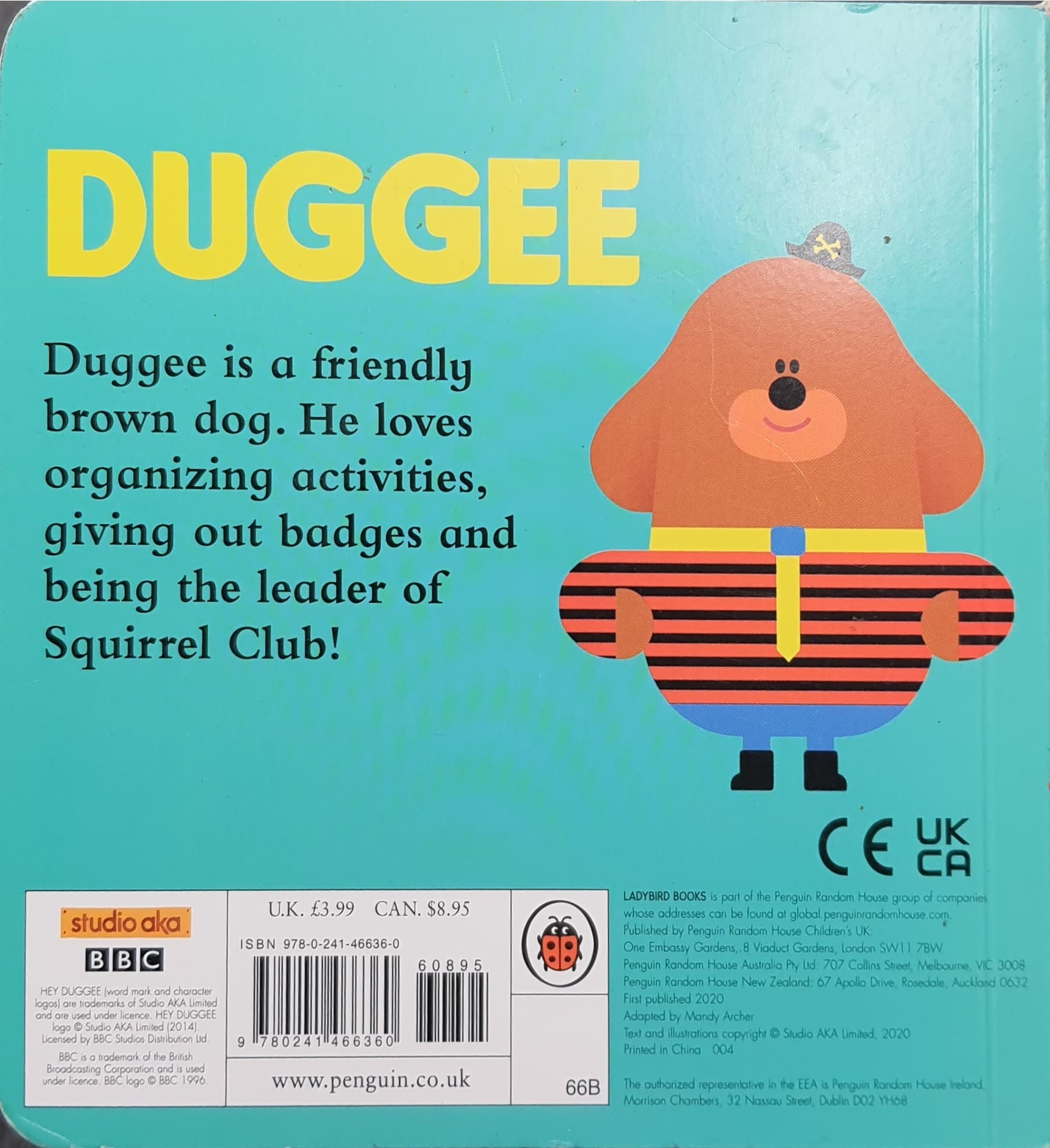 BOARD Book** 🍅🍓HEY DUGGEE DUGGEE