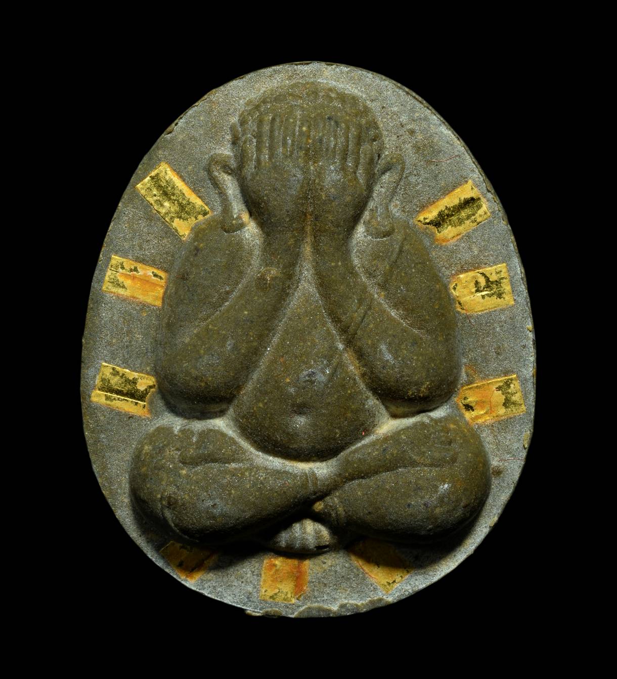 พระปิดตา รุ่นแรก วัดชัยมงคล ปี 22 (หลวงปู่โต๊ะ เสก) ตะกรุดทองคำ