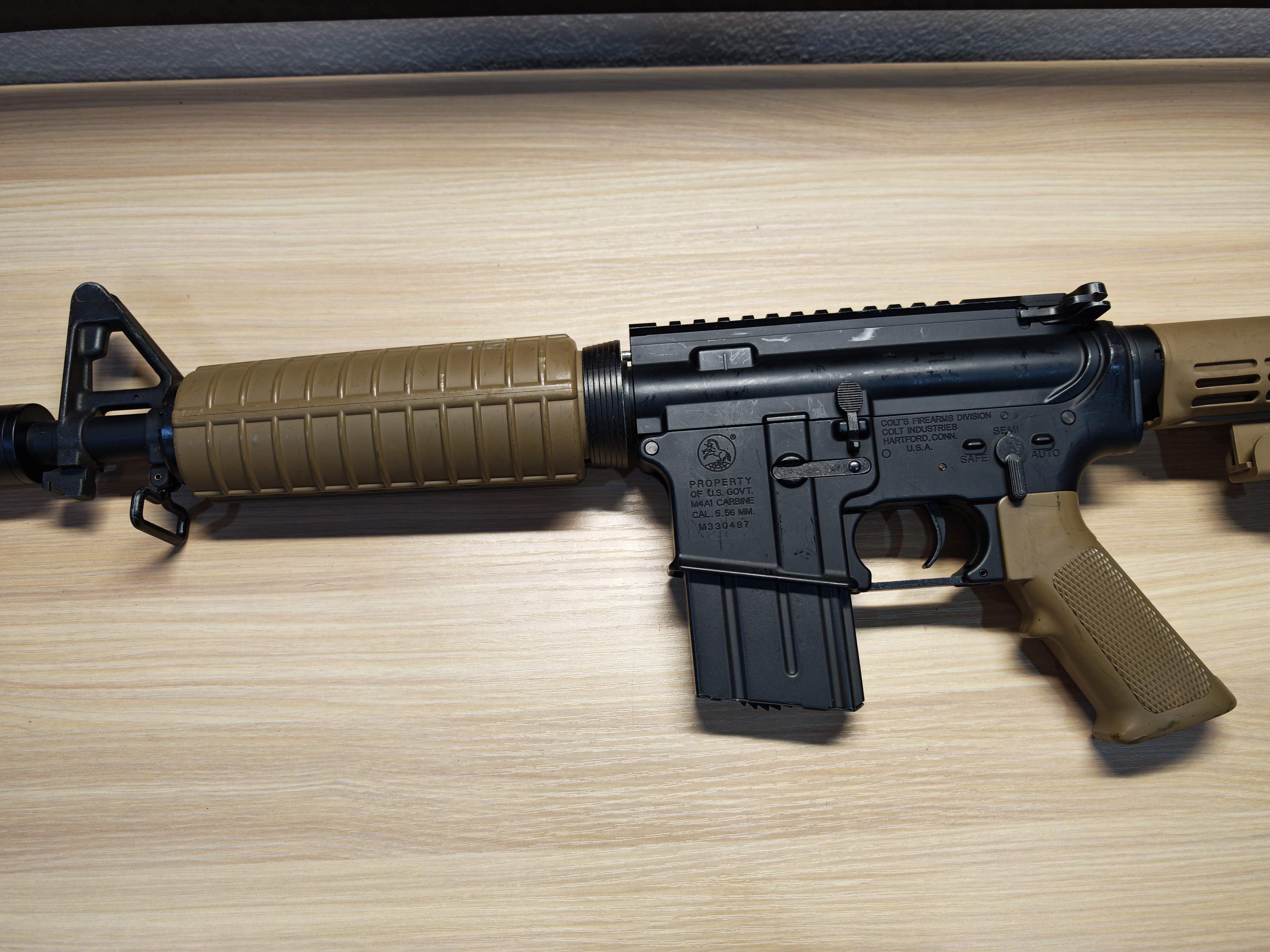 Tokyo Marui M933 Commando M4 + ที่เก็บเสียง AEG BB Gun บีบีกัน Airsoft Gun ปืนอัดลม ปืนยาวไฟฟ้า มือสอง