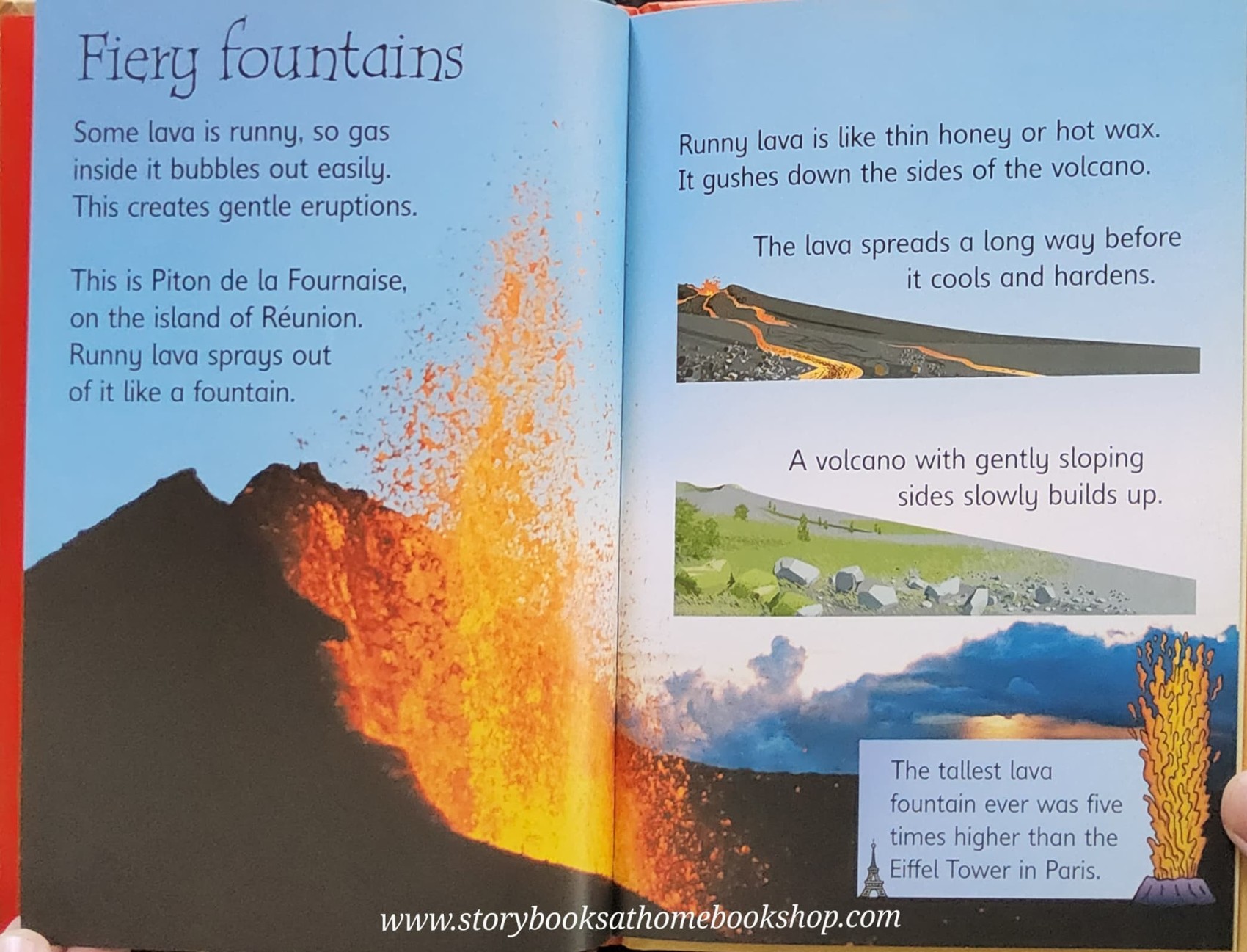 KNOWLEDGE BOOK** ♥️♥️USBORNE VOLCANOES