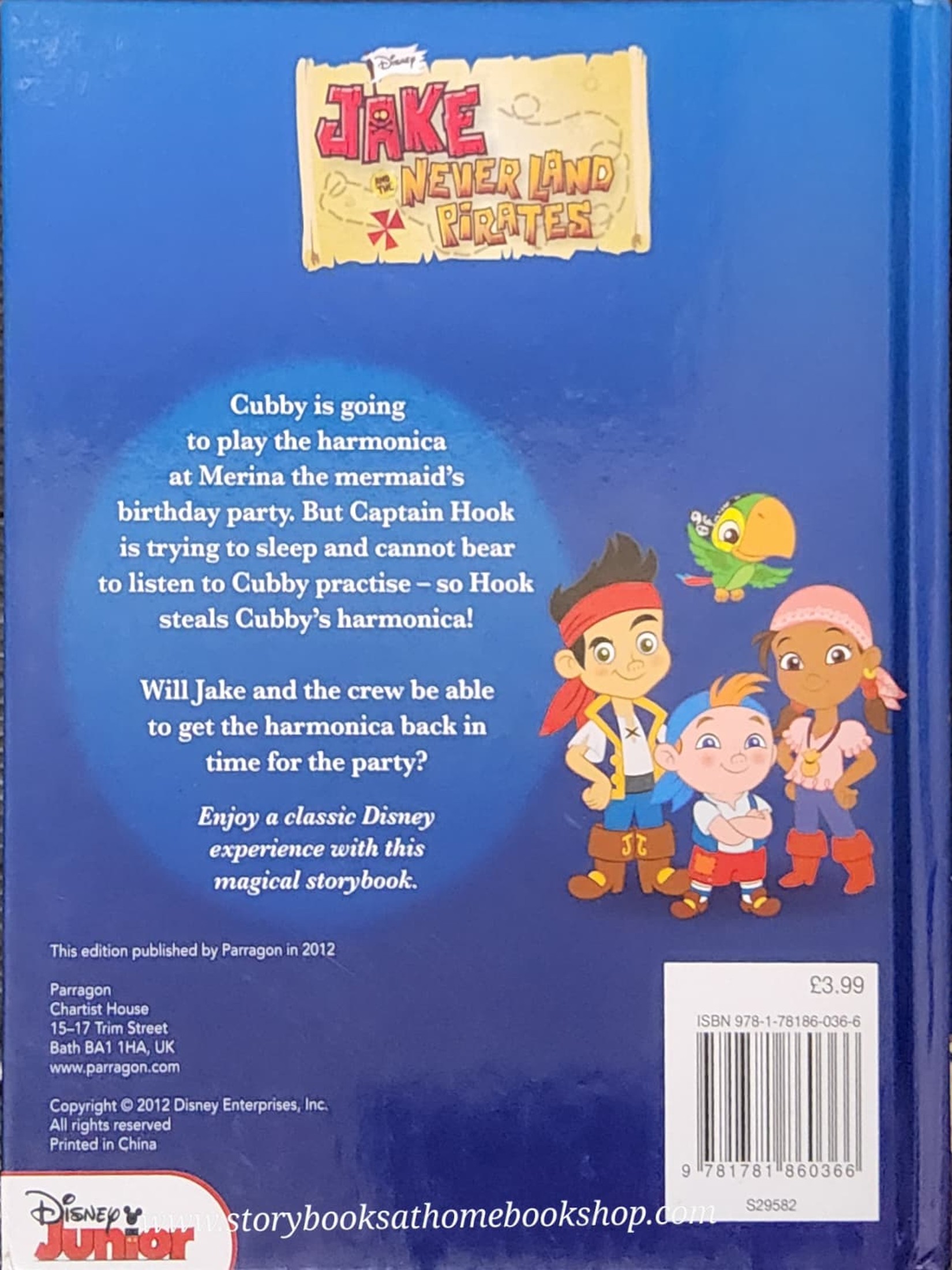 หนังสือนิทานปกแข็ง** 🍓🍓 Disney JACK AND THE NEVER LAND PIRATES