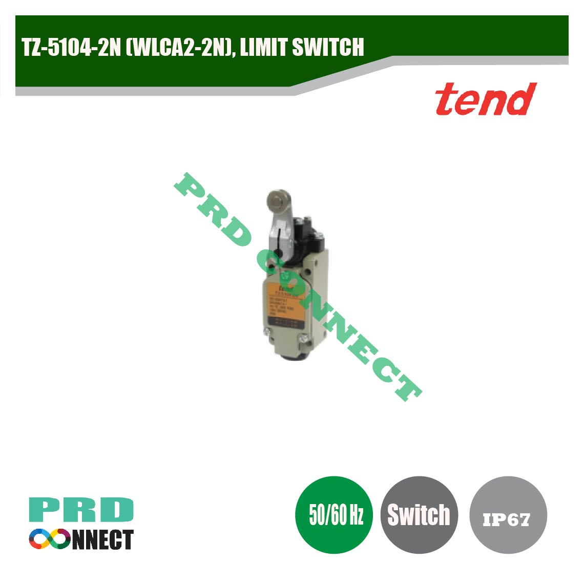 TZ-5104-2N (WLCA2-2N), LIMIT SWITCH, TEND