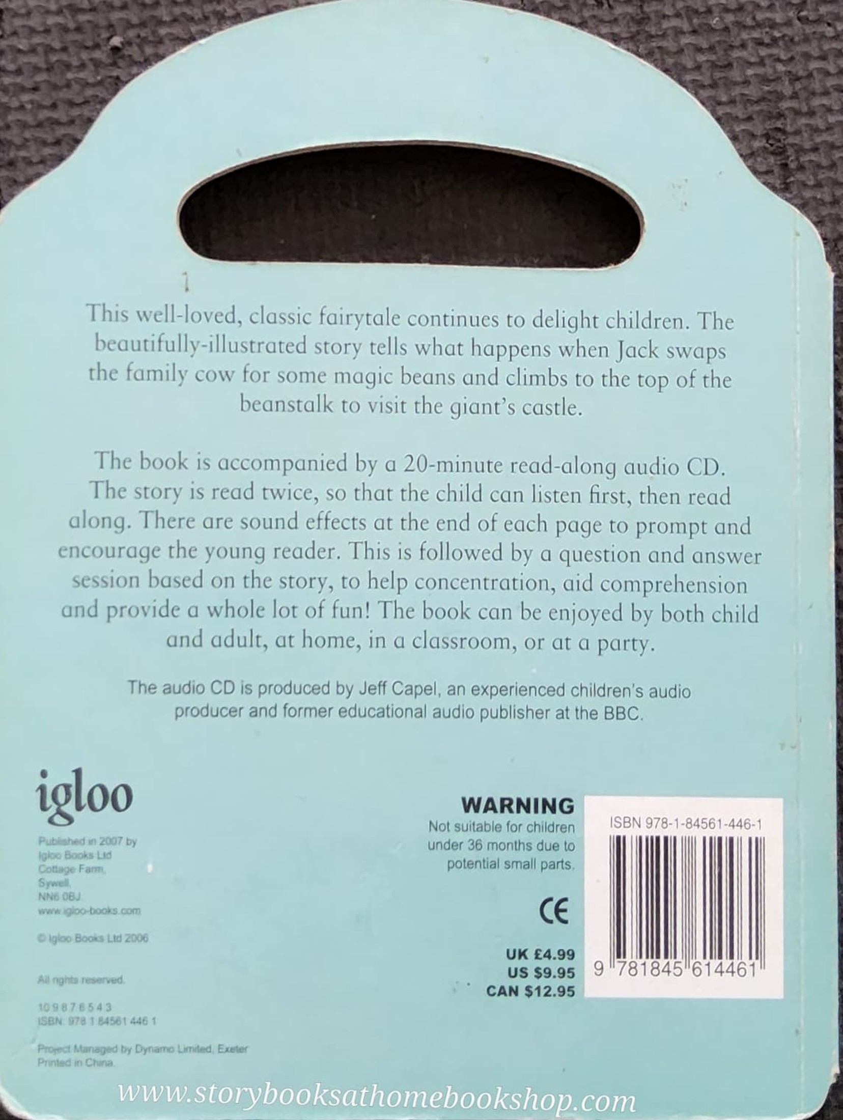 หนังสือนิทานปกแข็ง** 🍅🍓JACK AND THE BEANSTALK WITH READ ALONG CD