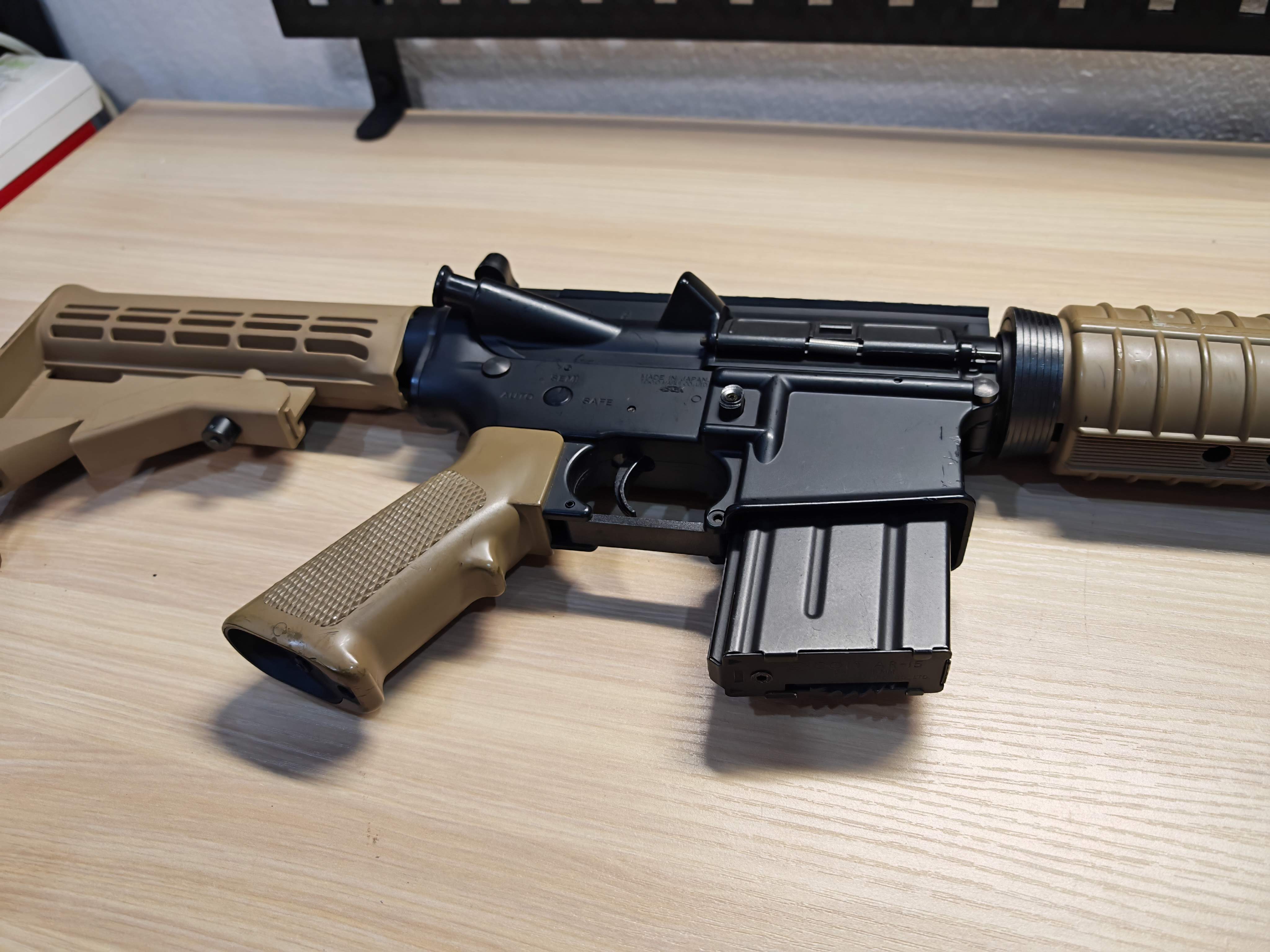 Tokyo Marui M933 Commando M4 + ที่เก็บเสียง AEG BB Gun บีบีกัน Airsoft Gun ปืนอัดลม ปืนยาวไฟฟ้า มือสอง