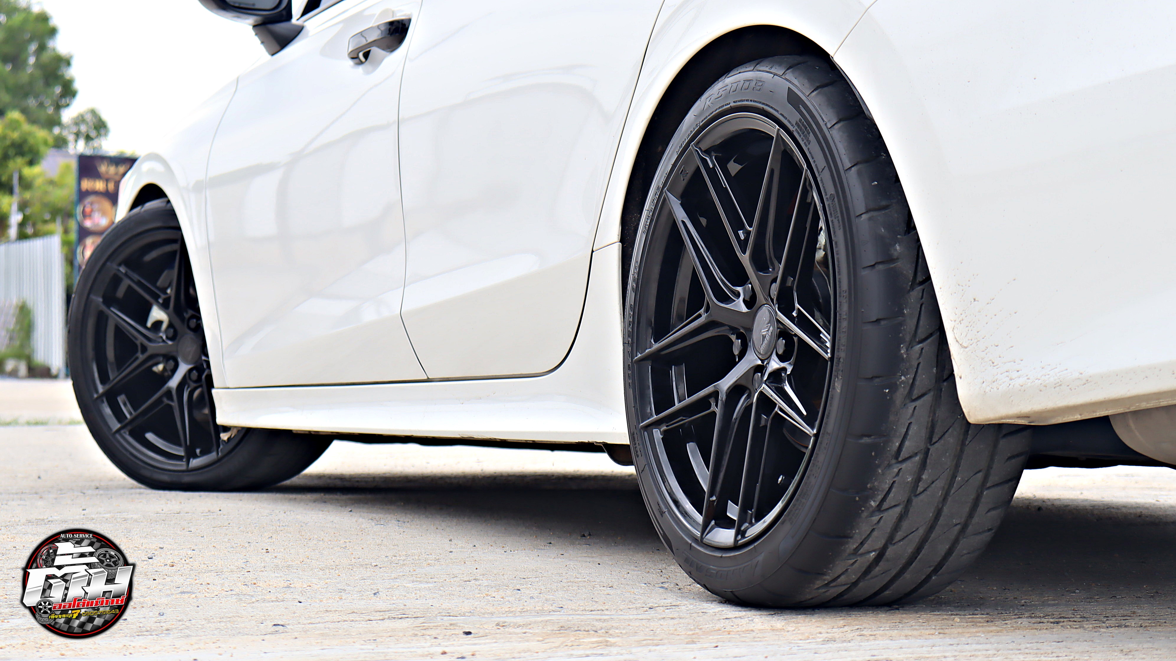 HONDA CIVIC FE เปลี่ยนล้อยาง EMOTION-R VS2 ขอบ18นิ้ว