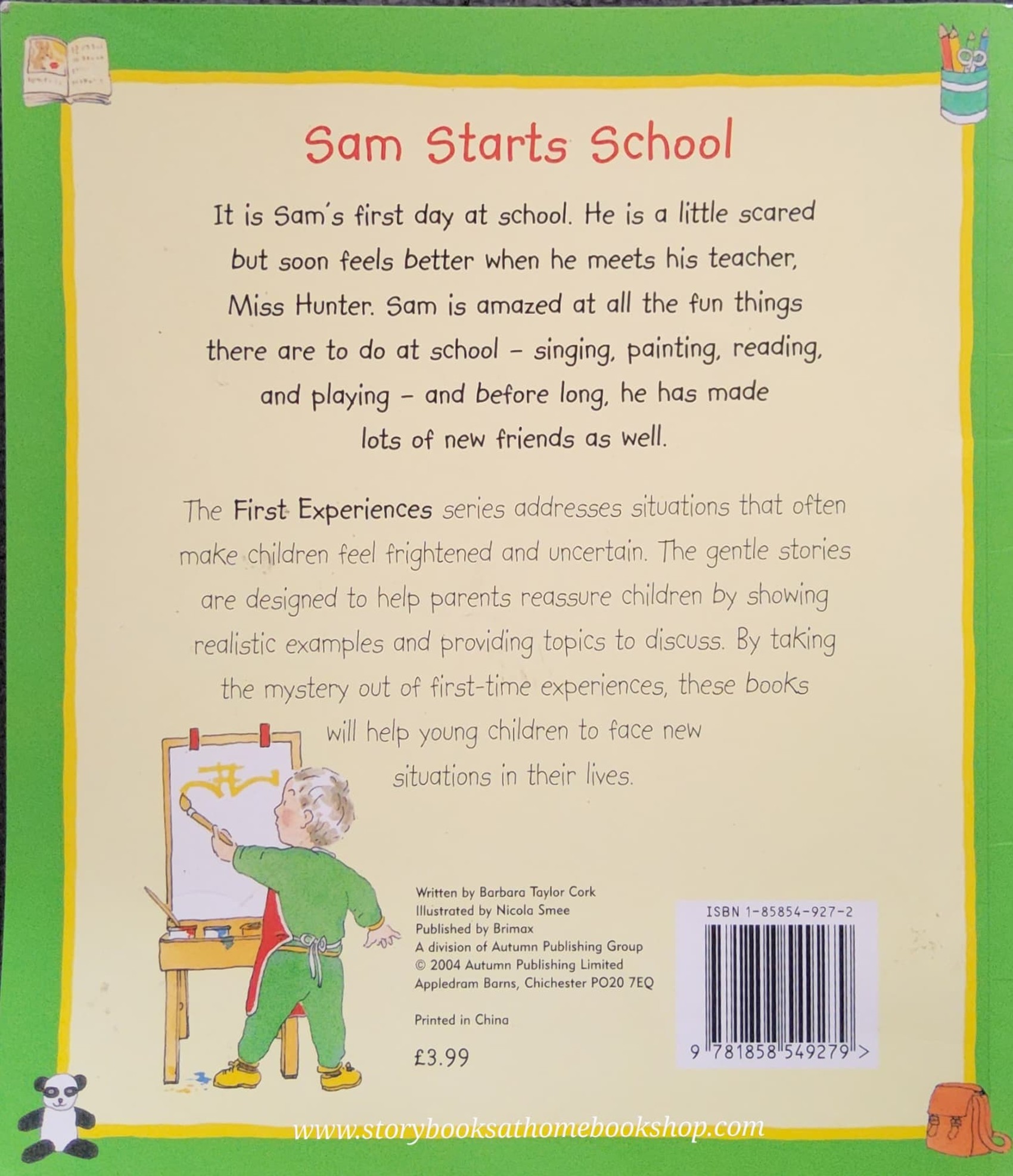 หนังสือนิทานปกอ่อน** 🍅🍓FIRST EXPERIENCES: SAM STARTS SCHOOL
