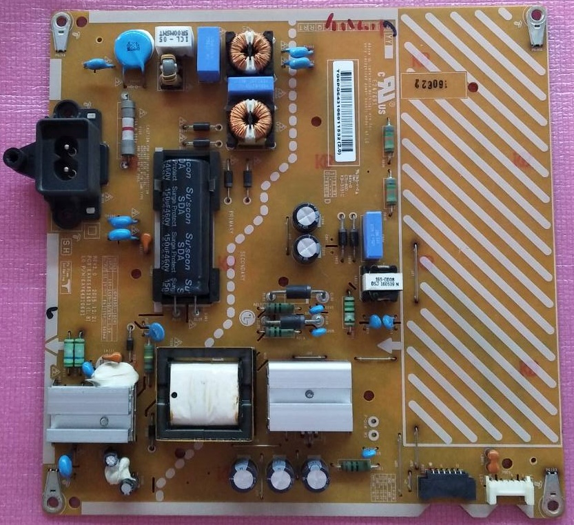 ซับพลายทีวี แอลจี LG ของแท้มือสองถอดจากเครื่อง ใช้กับรุ่น 49LH570T 49LH590T 49LV300C พาร์ทEAY64310601 EAX66851401