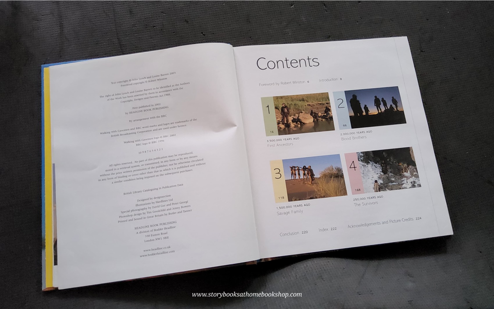 KNOWLEDGE BOOK ** 🍅🍓 WALKING WITH CAVEMEN EYE-TO-EYE WITH YOUR ANCESTORS