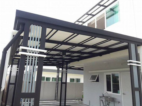 โครงหลังคาโรงจอดรถ โครงหลังคาโรงจอดรถ