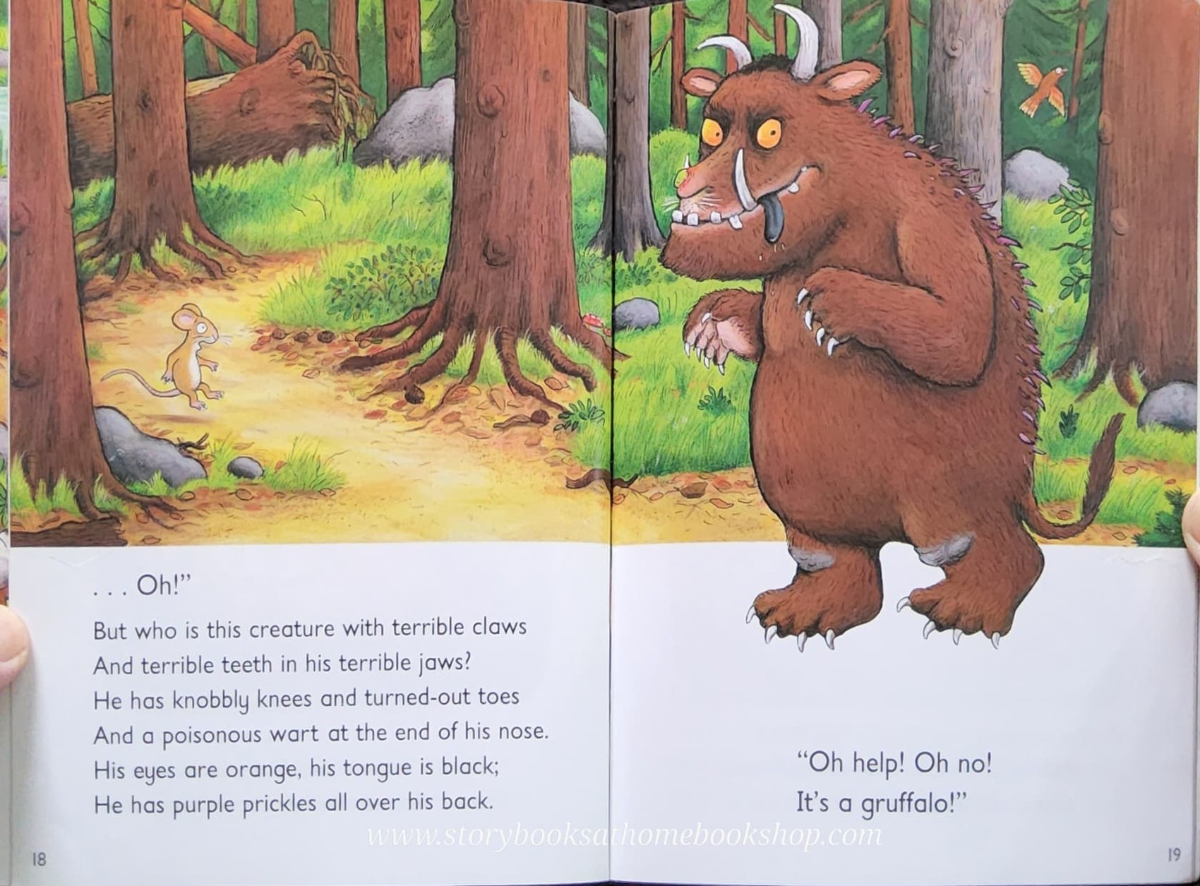 หนังสือนิทานปกอ่อน** 🍅🍅LET'S READ: THE GRUFFALO BY JULIA DONALDSON.AXEL SHEFFLER (ฉบับพกพา)