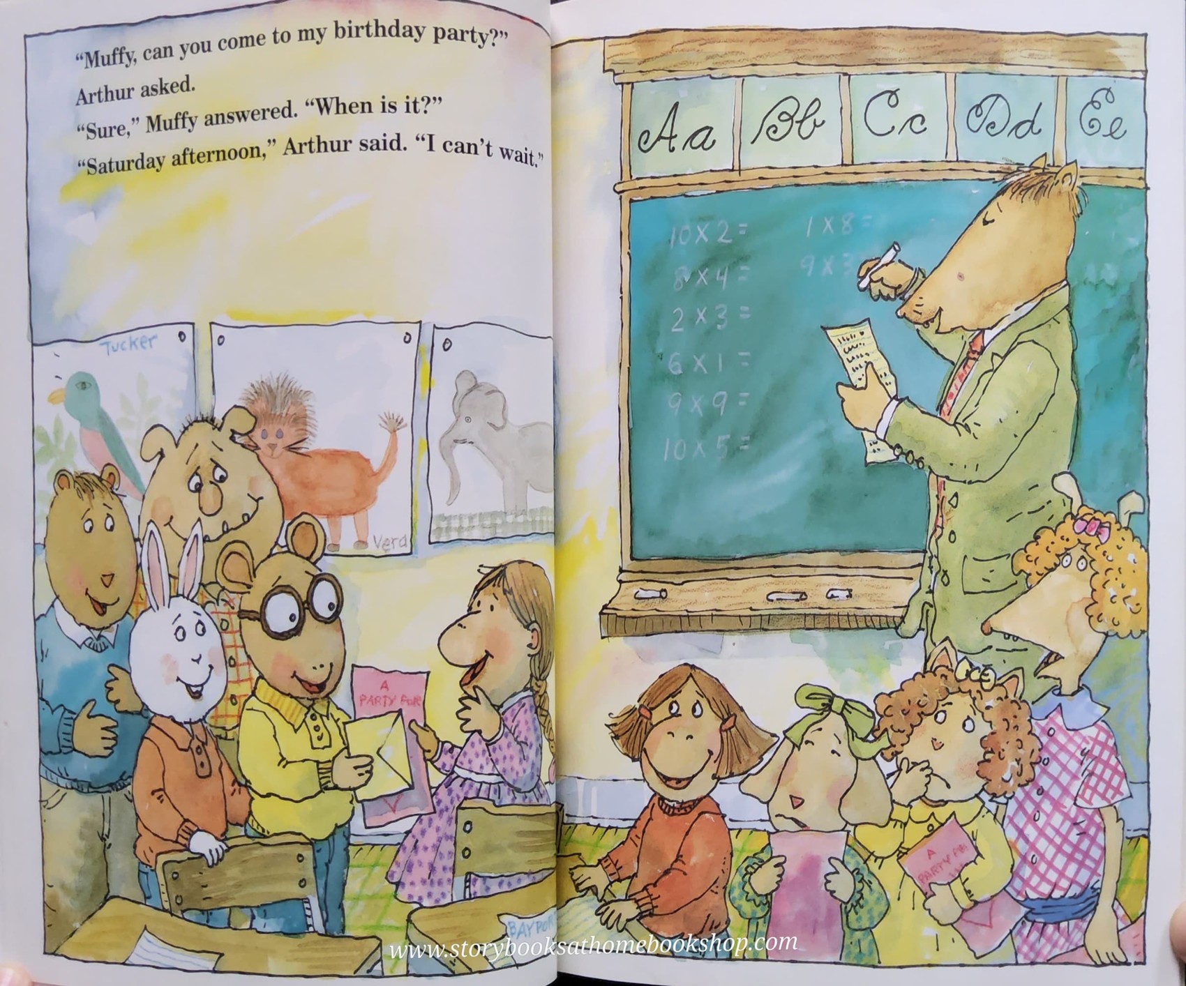 หนังสือนิทานปกอ่อน** 🍅🍓ARTHUR'S BIRTHDAT BY MARC BROWN