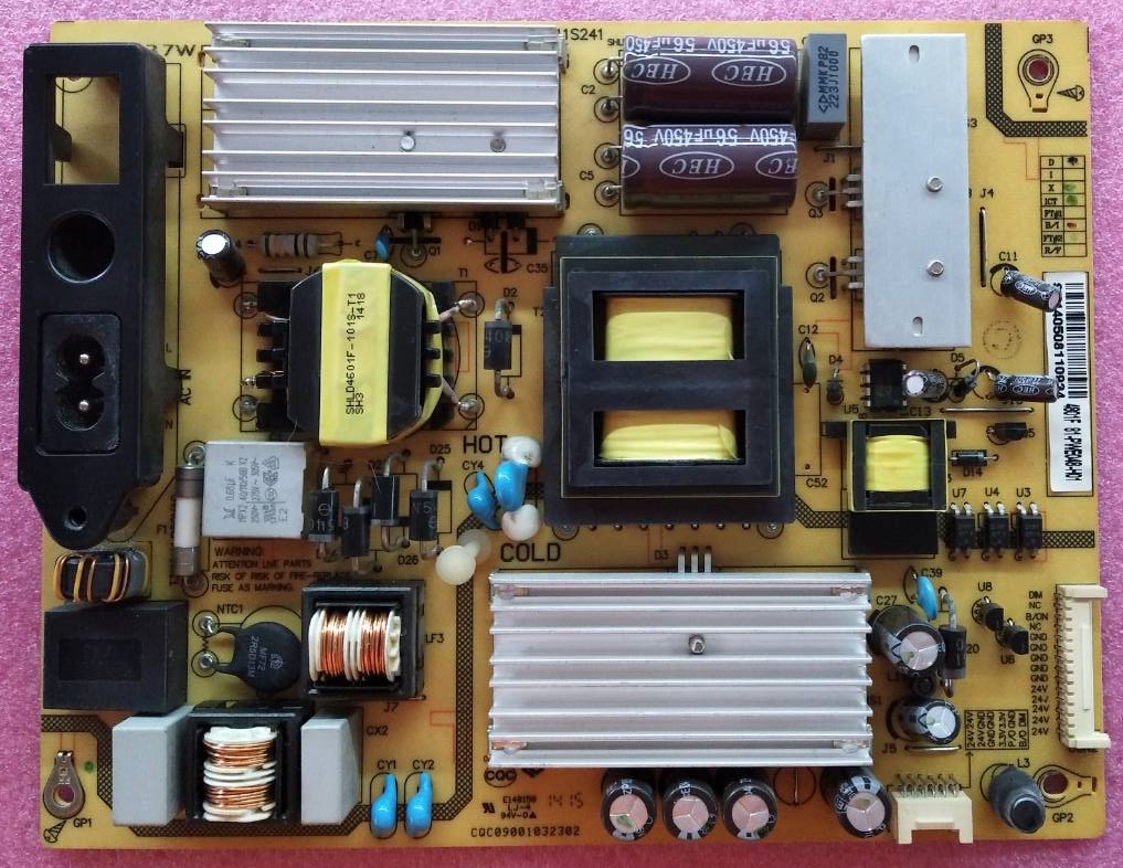 ซับพลายทีวี ทีซีแอล TCL ของแท้ถอดจากเครื่อง ใช้กับรุ่น LED55S4610 LED48E5600 LED48F3300F LED48E5610 พาร์ท SHLD4601F-101S