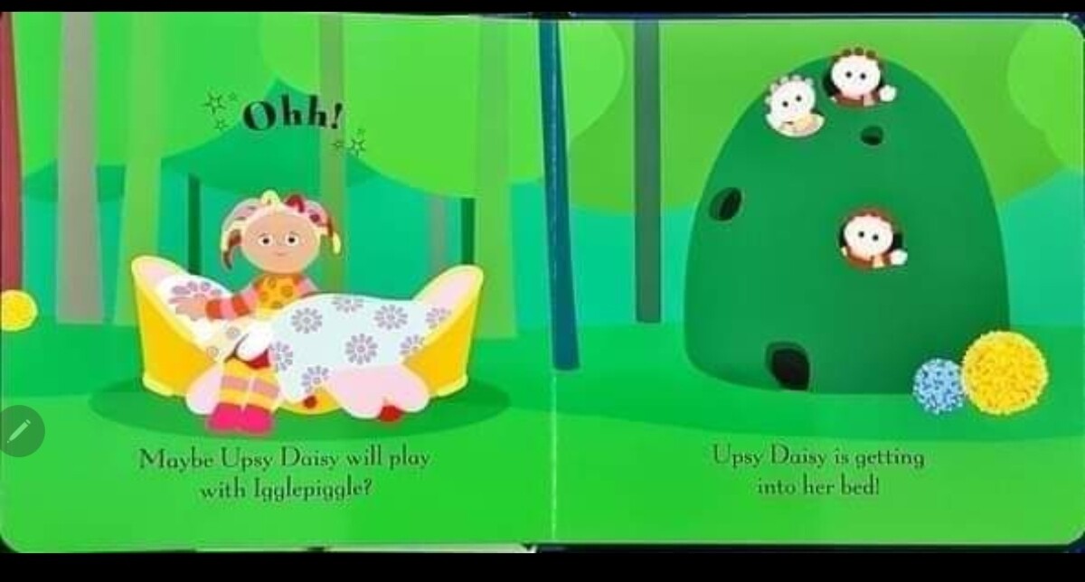 หนังสือนิทาน ภาษาอังกฤษ ปกแข็ง In the Night Garden ตอน Time for Bed/สภาพ 80-90%