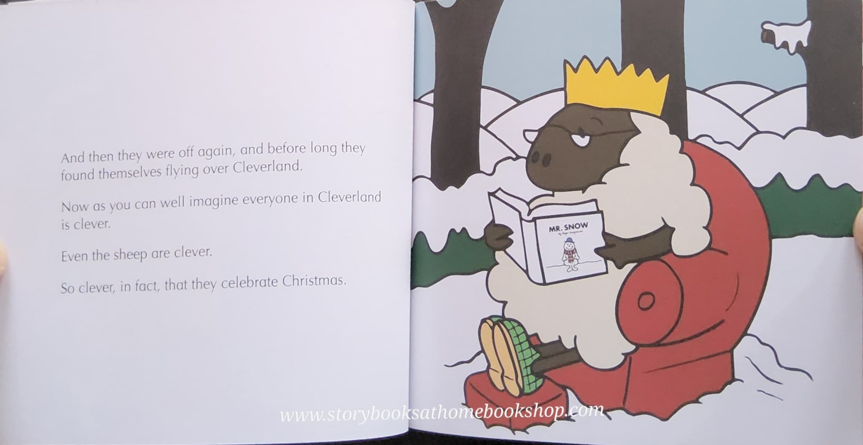 หนังสือ Bestseller Small book** **หนังสือนิทานปกอ่อน** 👉LITTLE MISS&MR.MEN👍 🍅🍅MR.MEN MEET FATHER CHRISTMAS by Roger Hargreaues