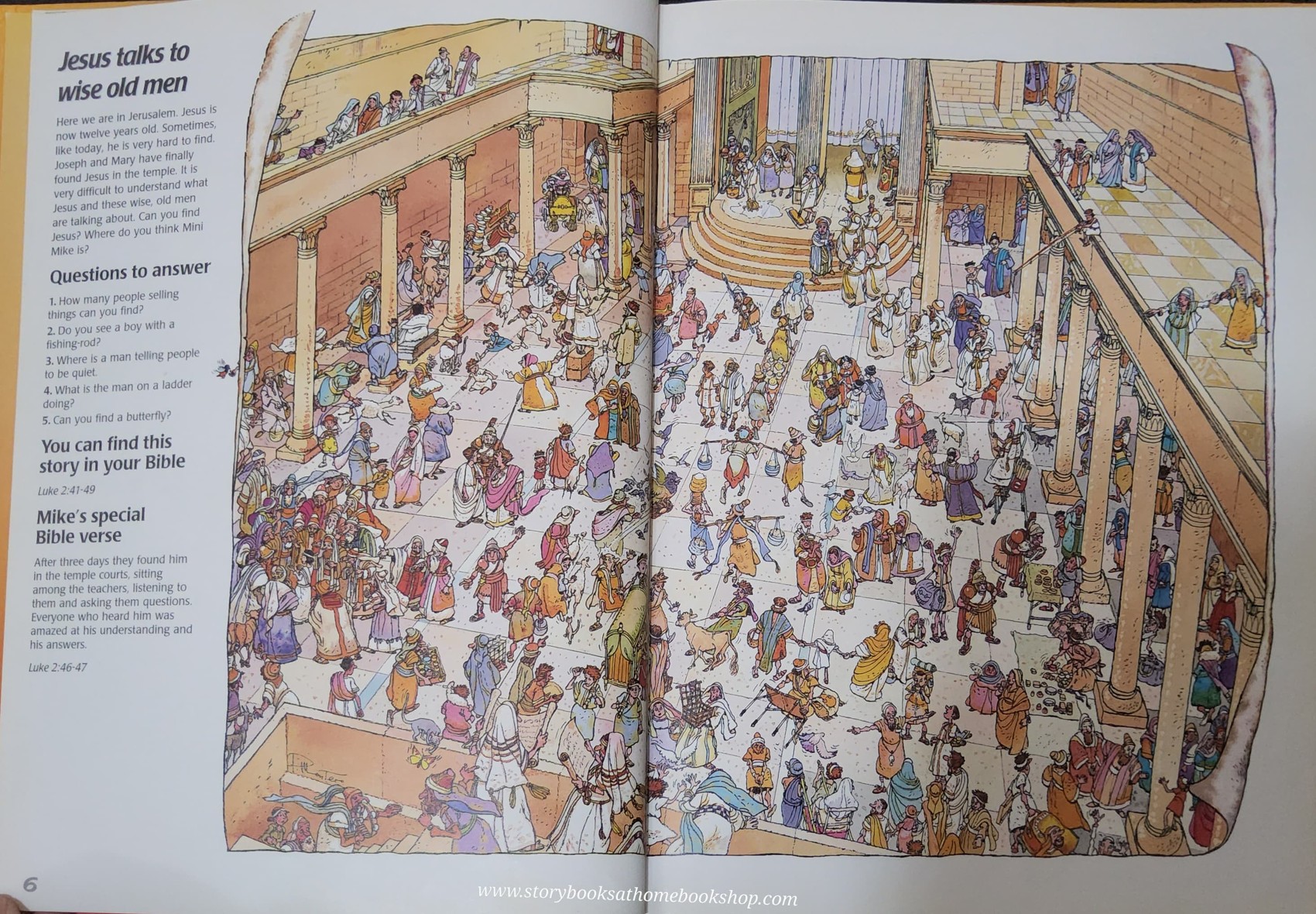 หนังสือนิทานปกแข็ง Puzzle book 🍅🍓 MINI MIKE in the New Testament