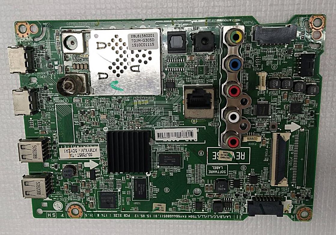 เมนบอร์ดทีวีแอลจี/อะไหล่ทีวีแอลจี (Mainboard TV LG) อะไหล่แท้/มือสองพร้อมใช้งาน ใช้กับรุ่น43LF590T/49LF590T/55LF590T,55LF595T