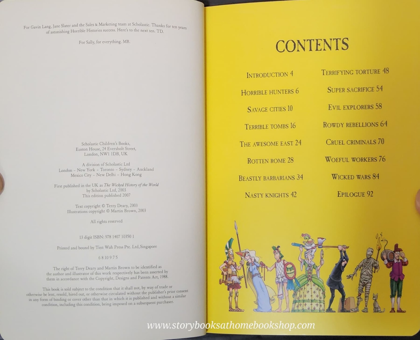 วรรณกรรมเยาวชน ความรู้** 🍅🍅HORRIBLE HISTORIES: HANDBOOKS THE HORRIBLE HISTORY OF THE WORLD