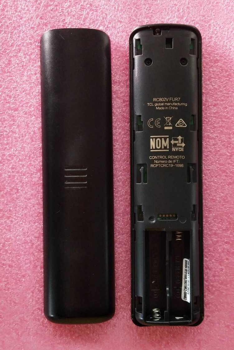 รีโมทสมาร์ททีวีทีซีแอล (Remote control for TCL smart tv) ของแท้/มือสองพร้อมใช้งาน 06-BTZNYY-JRC802V