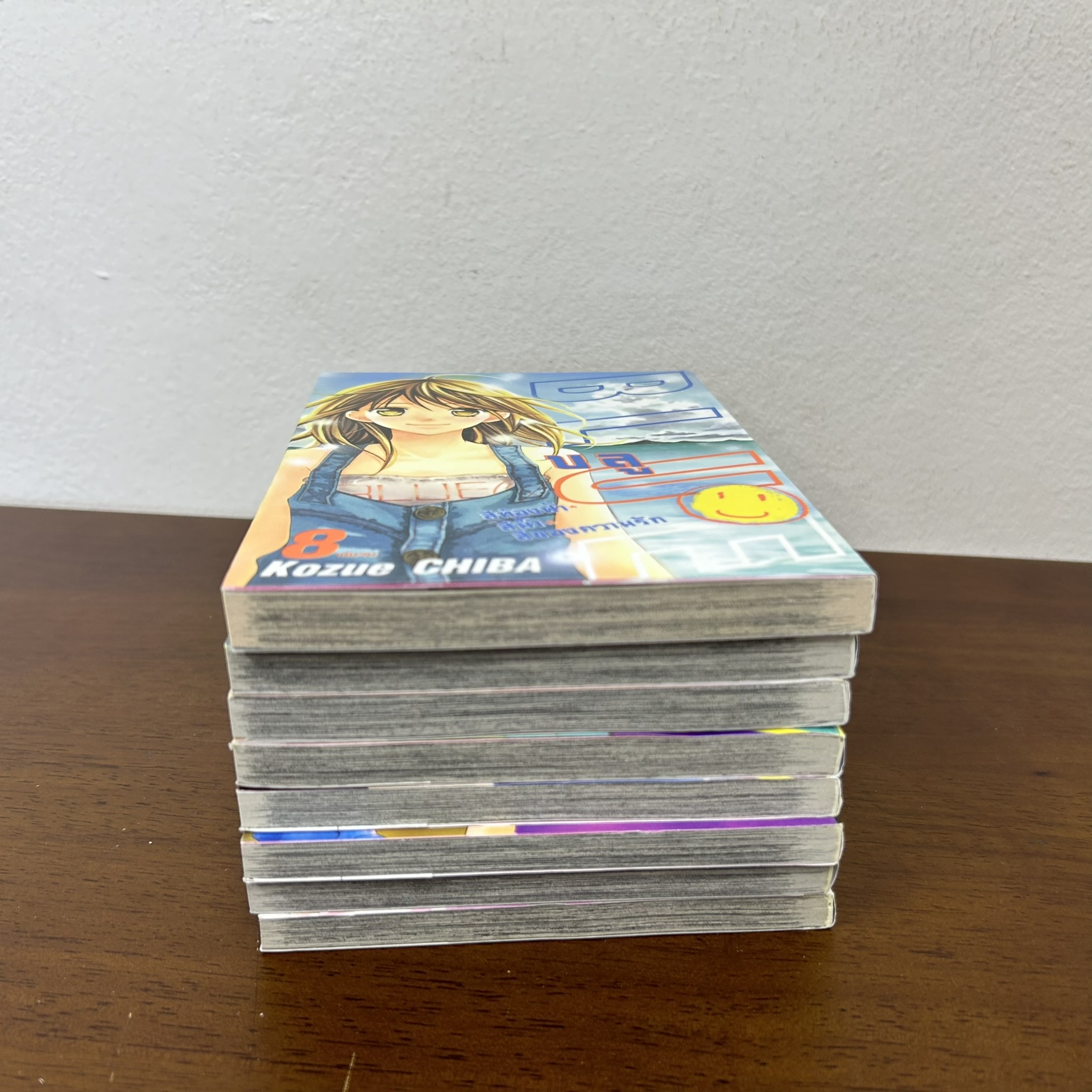 [MANGA] BLUE บลู สีท้องฟ้า สีน้ำ สีของความรัก เล่ม 1-8 จบ ... Kozue CHIBA (มือสอง) การ์ตูน มังงะ