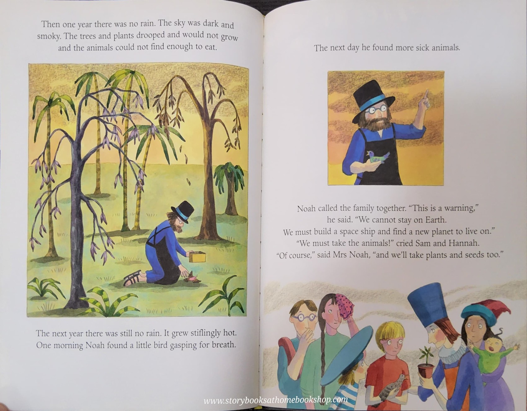 หนังสือนิทานปกแข็ง** 🍅NOAH AND THE SPACE ARK BY LAURA CECIL