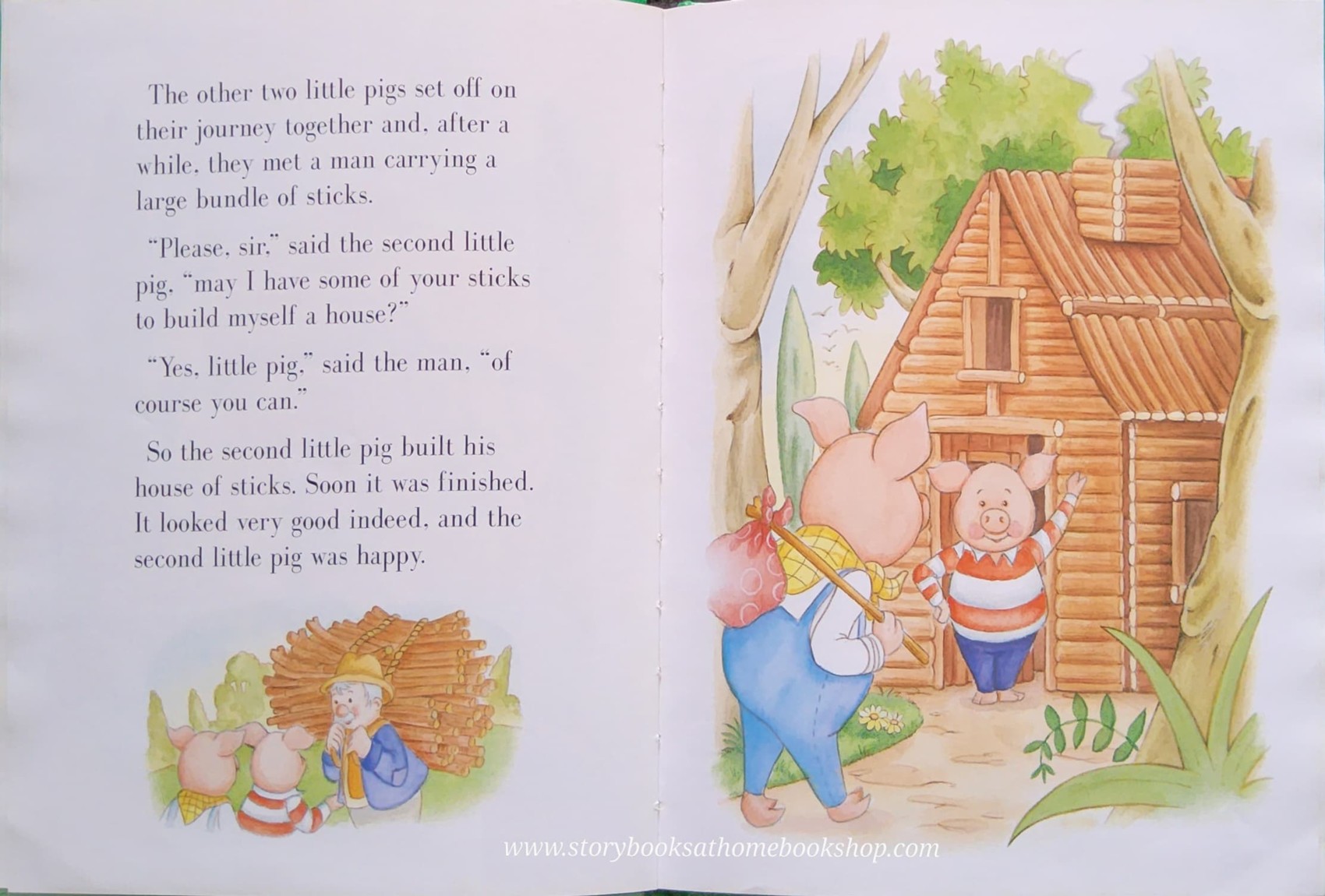 หนังสือนิทานปกแข็ง** ♥️TREASURED TALES 2 IN 1: THREE LITTLE PIGS AND PUSS IN BOOTS