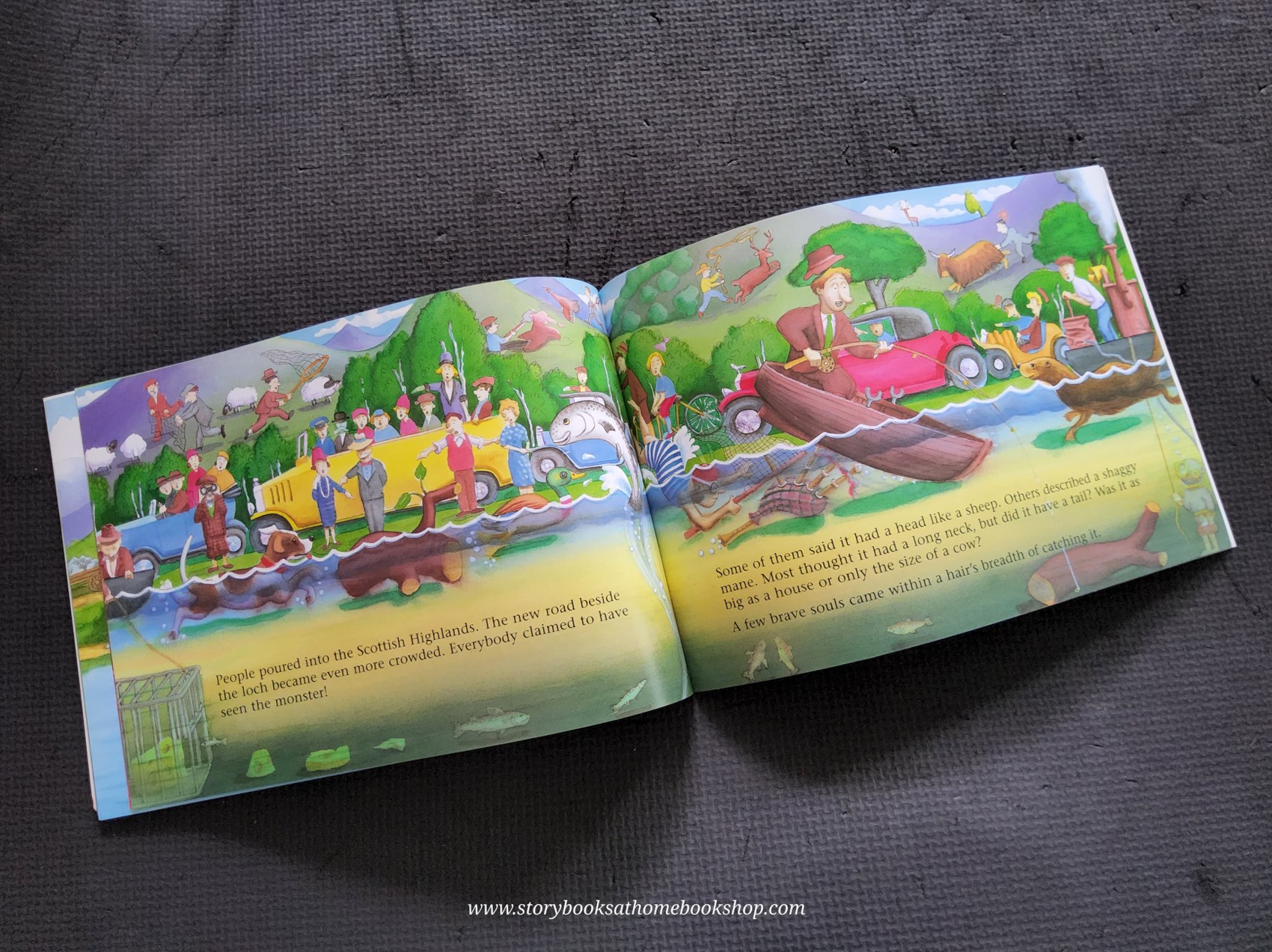 หนังสือนิทานปกอ่อน** 🍅🍅NESSIE THE LOCH NESS MONSTER BY RICHARD BRASSEY