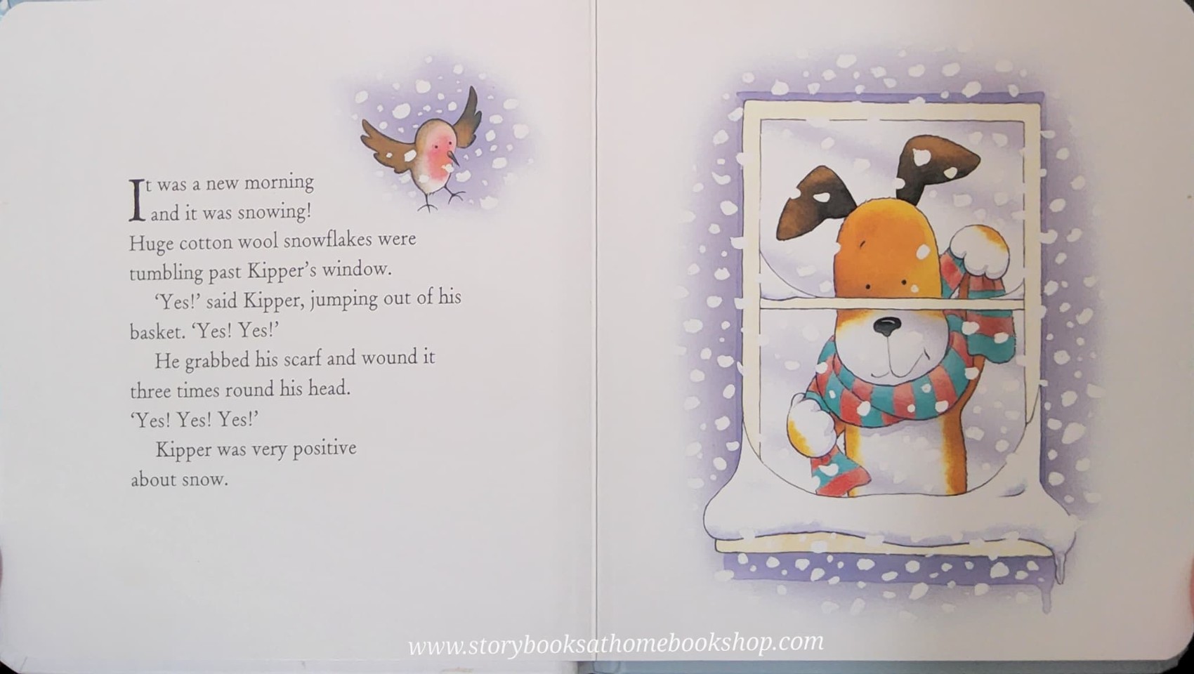 Board Book** 🍅🍓KIPPER STORYBOARDS:KIPPER'S SNOWY DAY BY MICK INKPEN