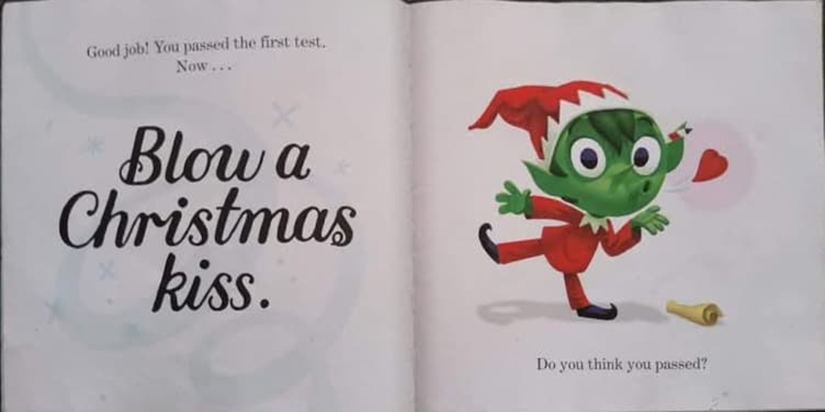 หนังสือนิทานปกอ่อน** 🍓🍓THERE'S AN ELF IN YOUR BOOK