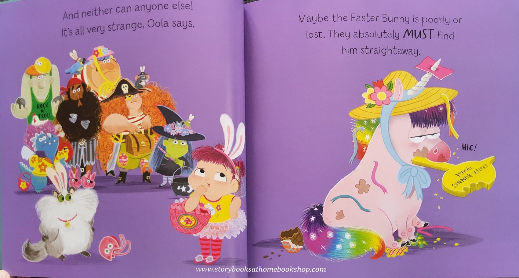 หนังสือนิทานปกอ่อน** 🍓🍓OSCAR THE HUNGRY UNICORN EATS FASTER🍅🍅