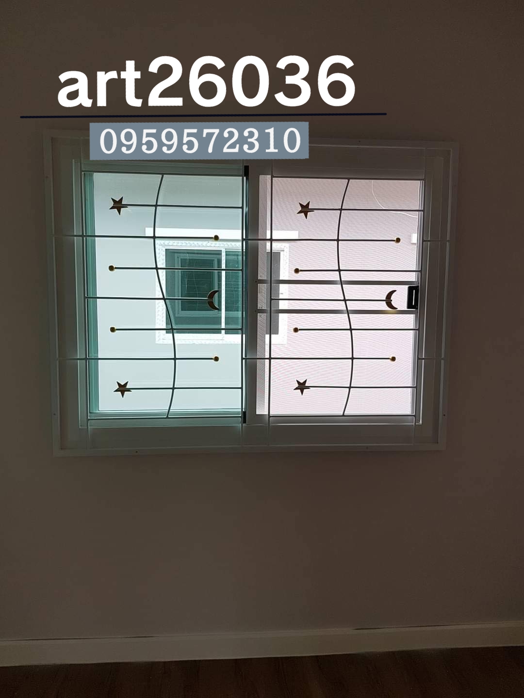 เหล็กดัด ลายพระจันทร์ สไตล์แนวน่ารัก