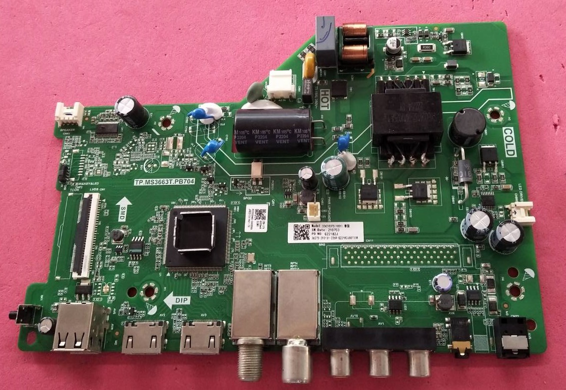 เมนบอร์ดทีวี Hisense ไฮเซน ของแท้ถอดจากเครื่อง รุ่น 32A3100G