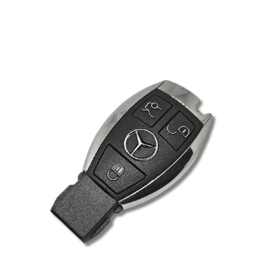 กรอบรีโมต BENZ 3 ปุ่ม สำหรับถ่าน 2 ก้อน
