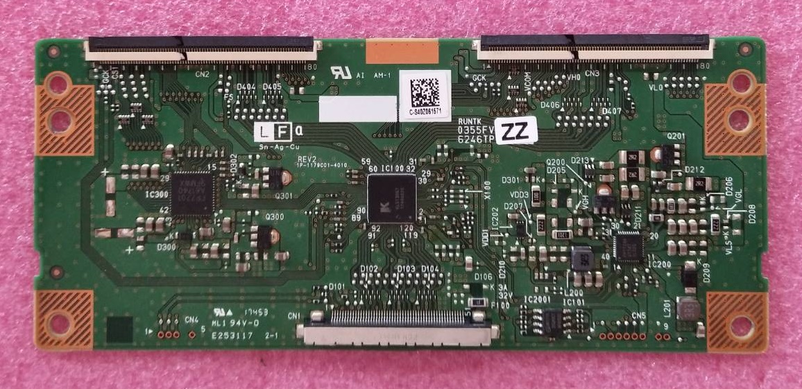 ทีคอน T-CON ทีวี Werth ของแท้ถอดจากเครื่อง รุ่น WH4002 พาร์ทRUNTK0355FV 6246TP