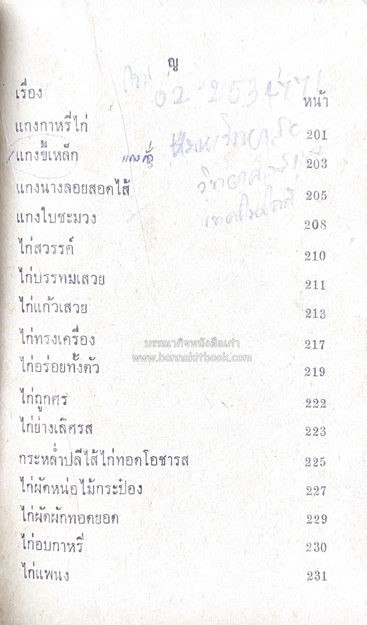 ตำรากับข้าว อาหารไทยตำหรับชาววัง โดย : กิ่งดาว ลูกสาวชาววัง.