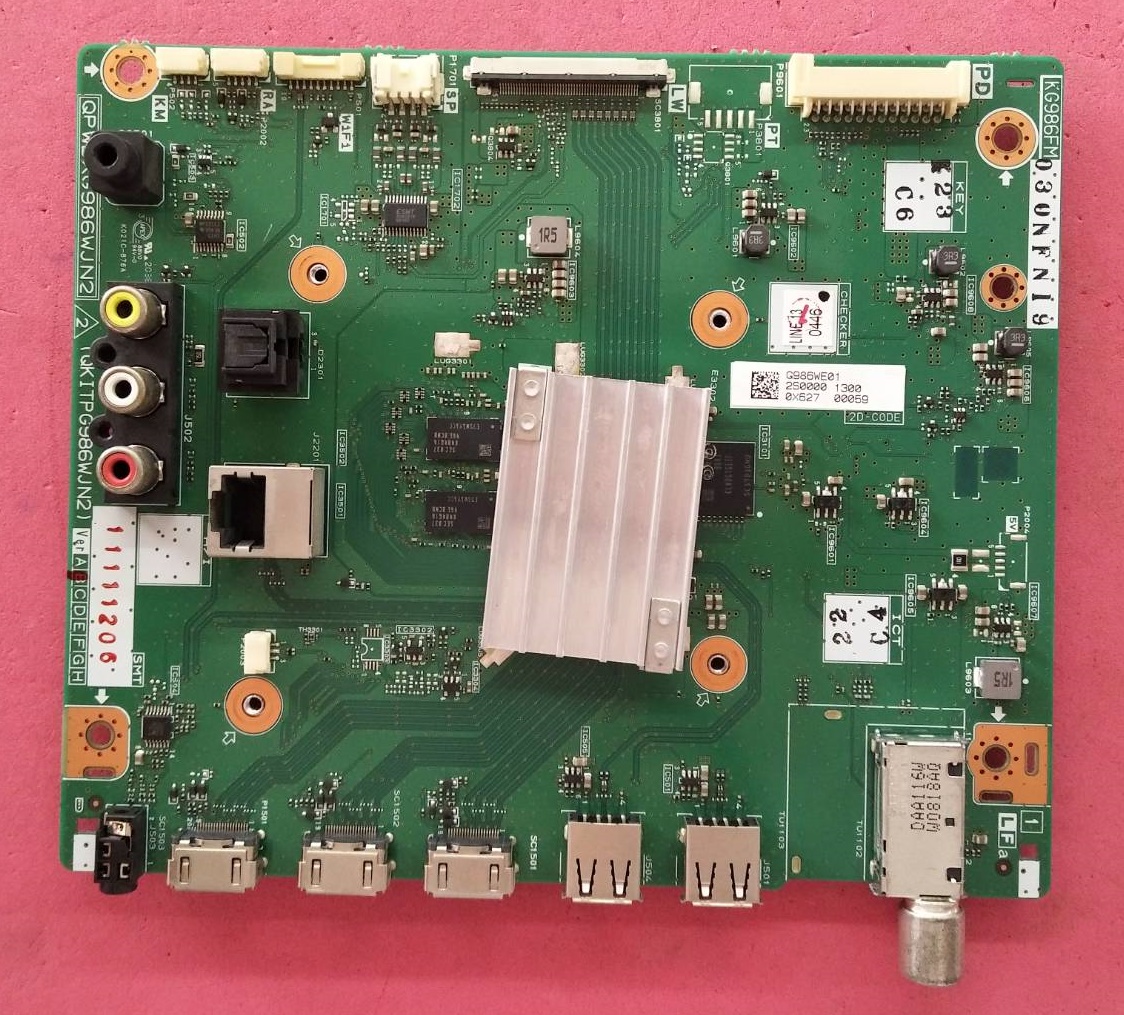 เมนบอร์ดทีวีชาร์ป/อะไหล่ทีวีชาร์ป (Mainboard TV SHARP) อะไหล่แท้/ของถอดจากเครื่อง ใช้กับรุ่น 4T-C50BK1X