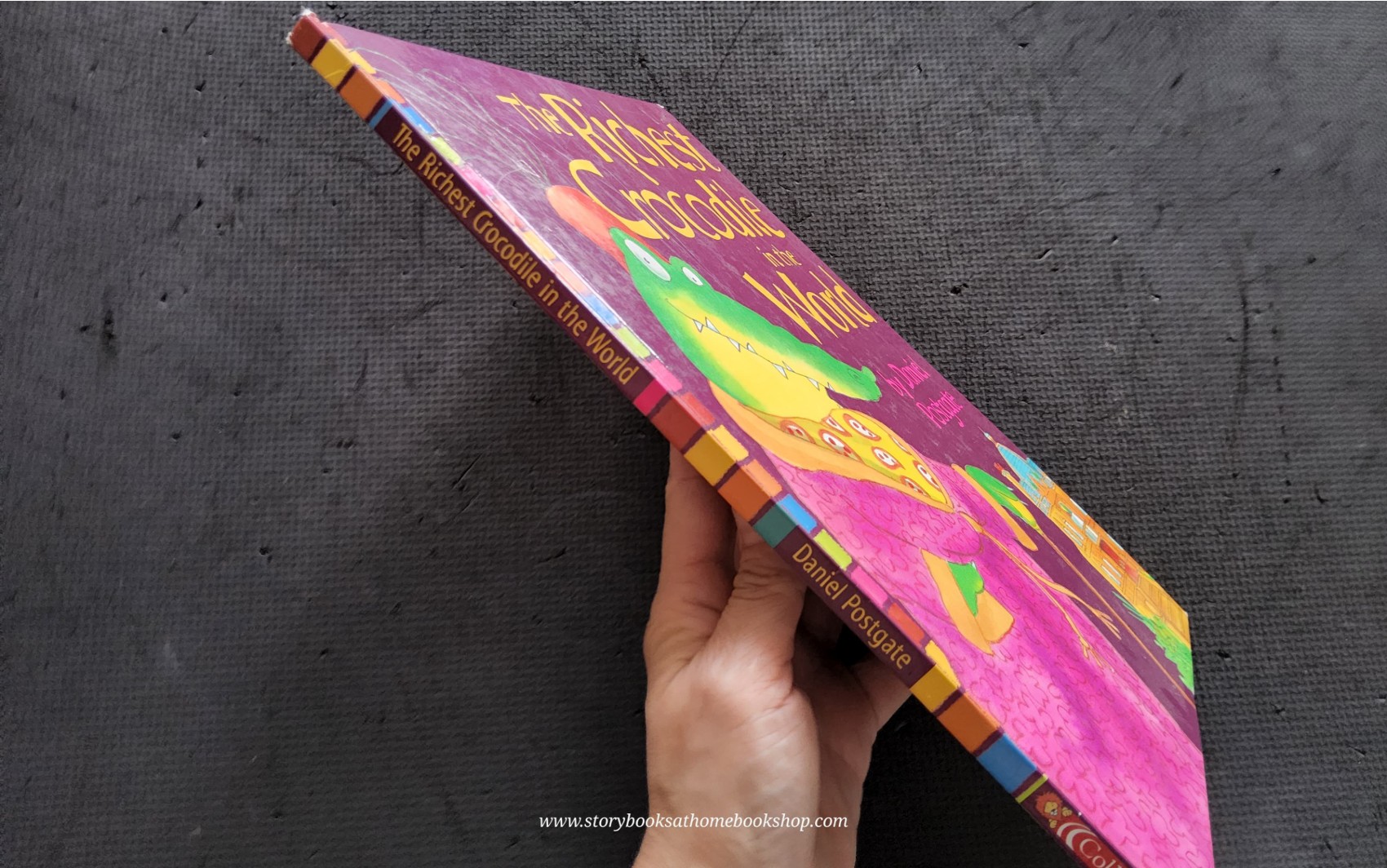 หนังสือนิทานปกแข็ง** 🍅🍓THE RICHEST CROCODILE IN THE WORLD BY DANIEL POSTGATE