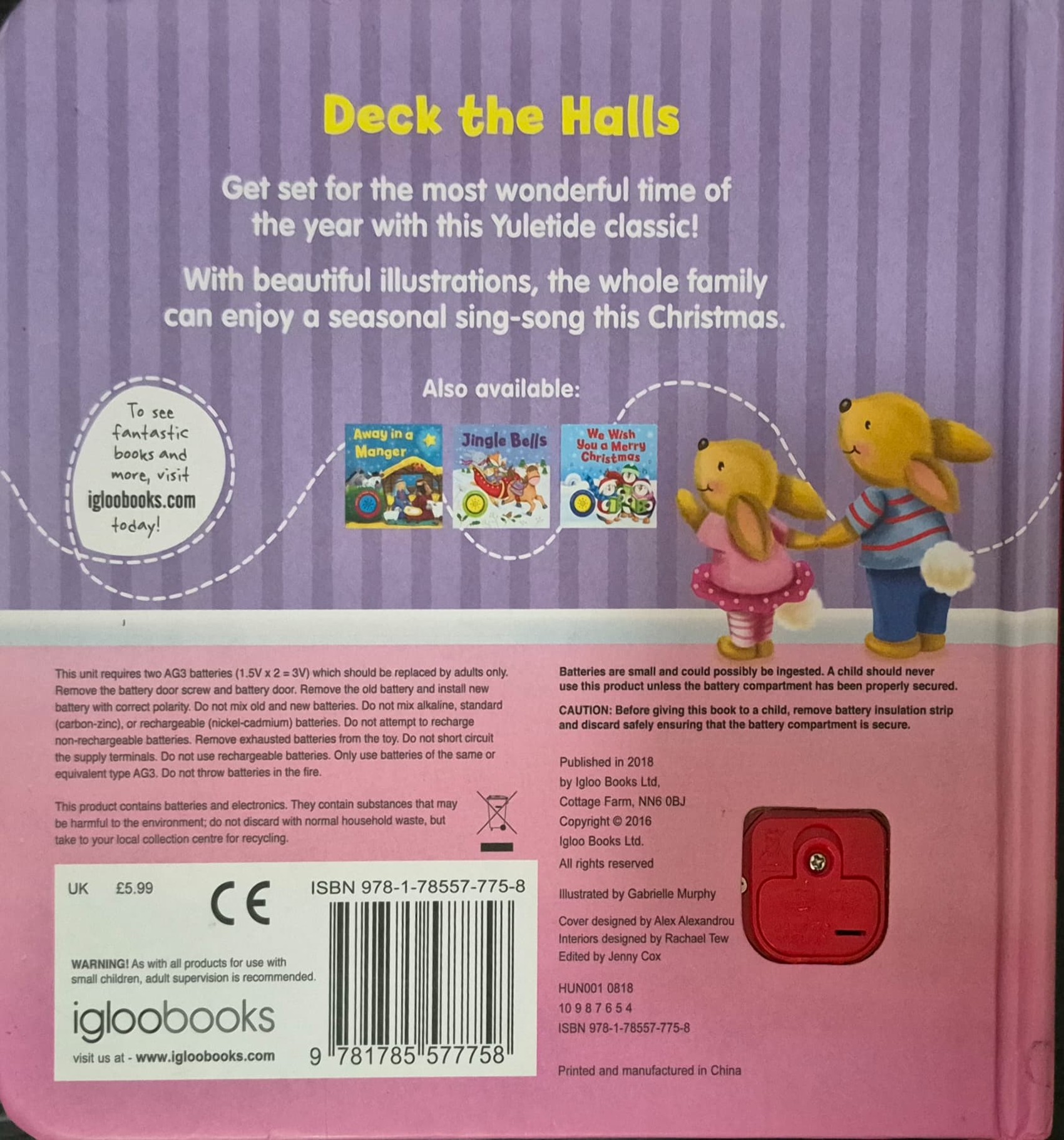 SOUND BOARD BOOK ** 🍅🍓DECK THE HALLS