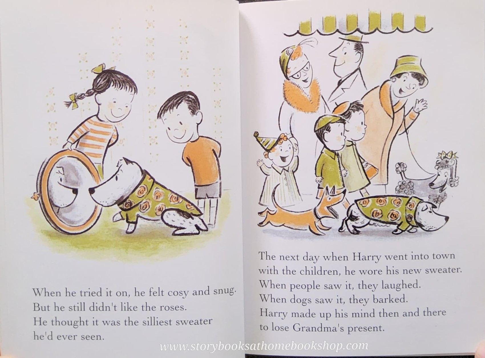 SMALL BOOK** **หนังสือนิทานปกอ่อน** 🍅🍓 NO ROSES FOR HARRY (MINI TREASURE) BYGENE ZION