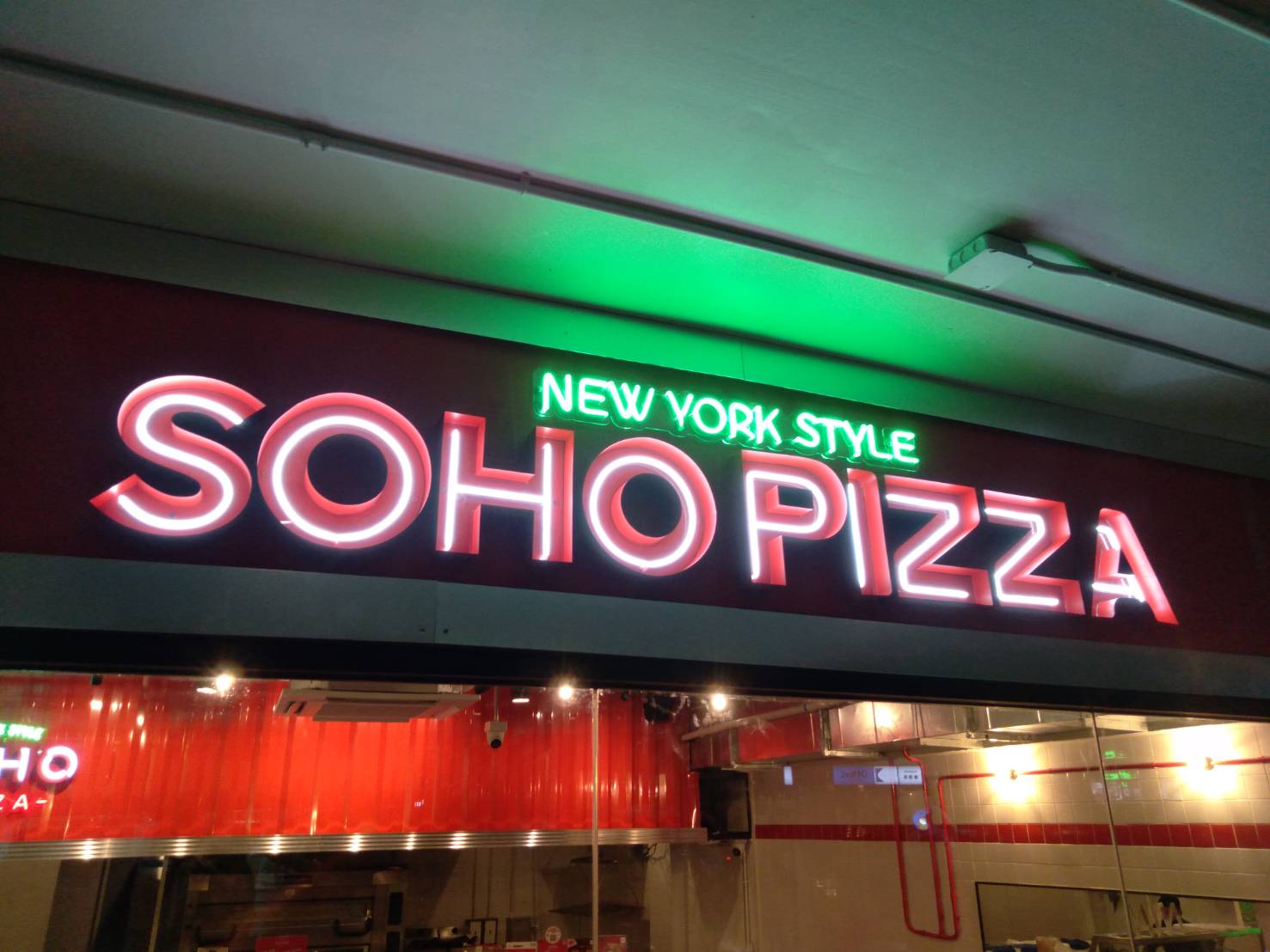 #งานติดตั้งป้ายไฟนีออนดัดLEDอะคริลิคใสรองหลัง #ป้ายอักษรซิงค์ร่องด้านหน้าตรงกลางทำไฟนีออนดัดLED