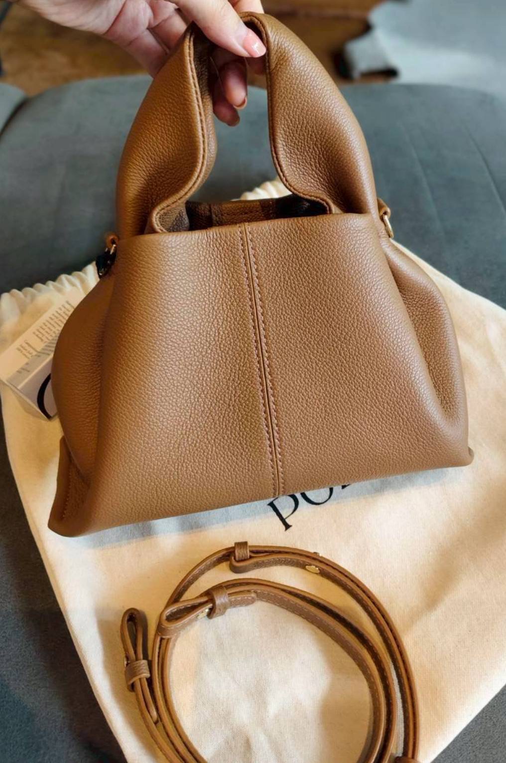 New Polene numero neuf mini อุปกรณ์ ถุงผ้า ป้าย ใบเสร็จเมลค่ะ