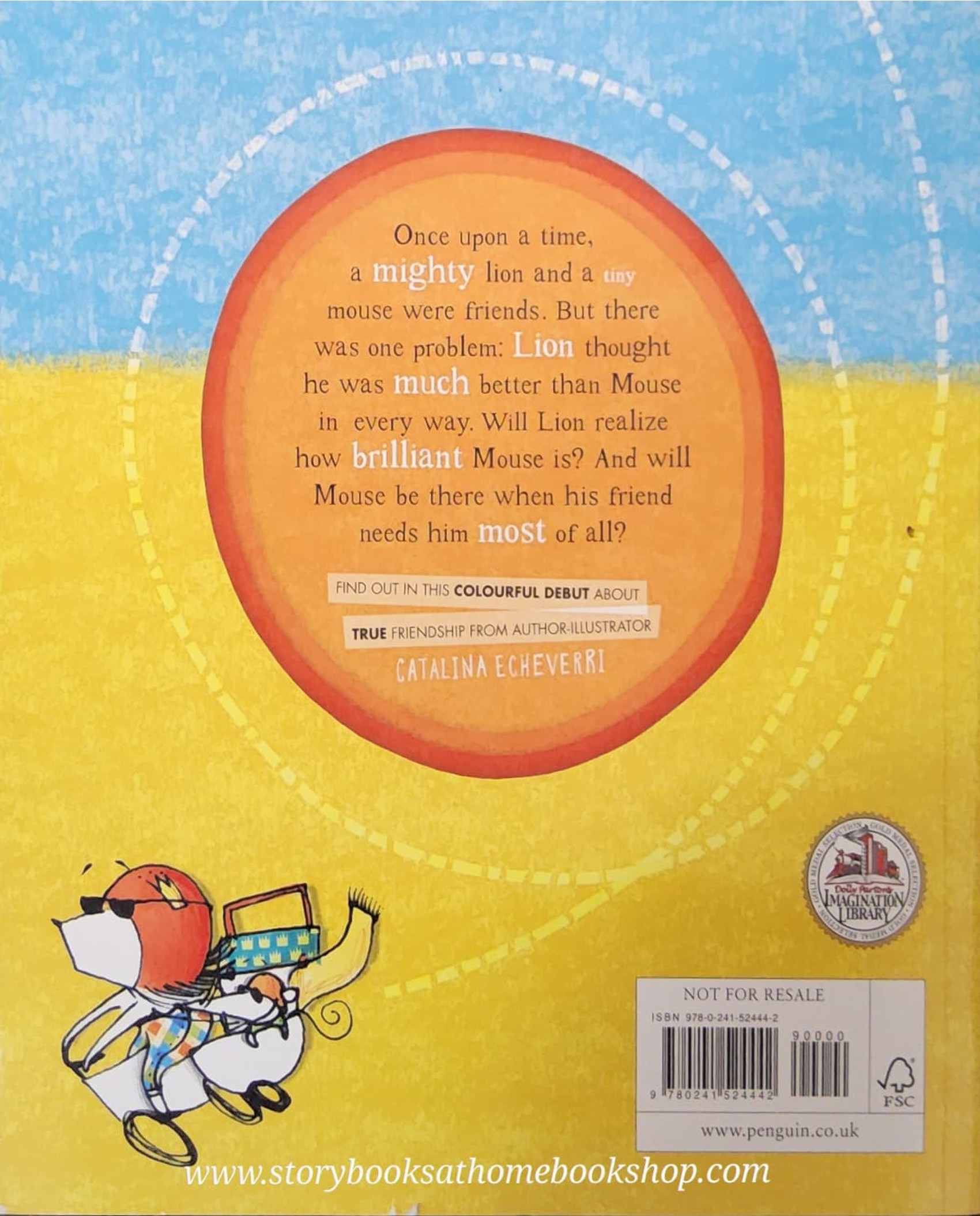 หนังสือนิทานปกอ่อน** 🍅🍅LION AND MOUSE♥️♥️