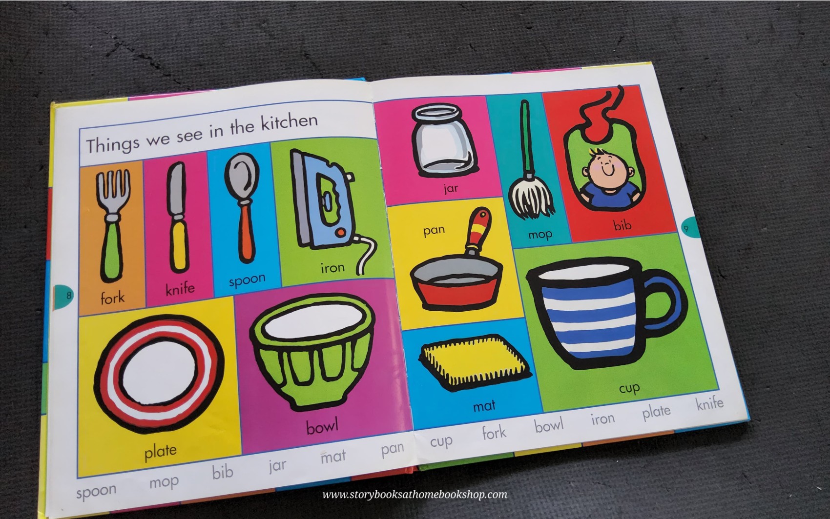 หนังสือนิทานปกแข็ง** 🍅🍅FIRST 1 WORD BOOK with Giant poster