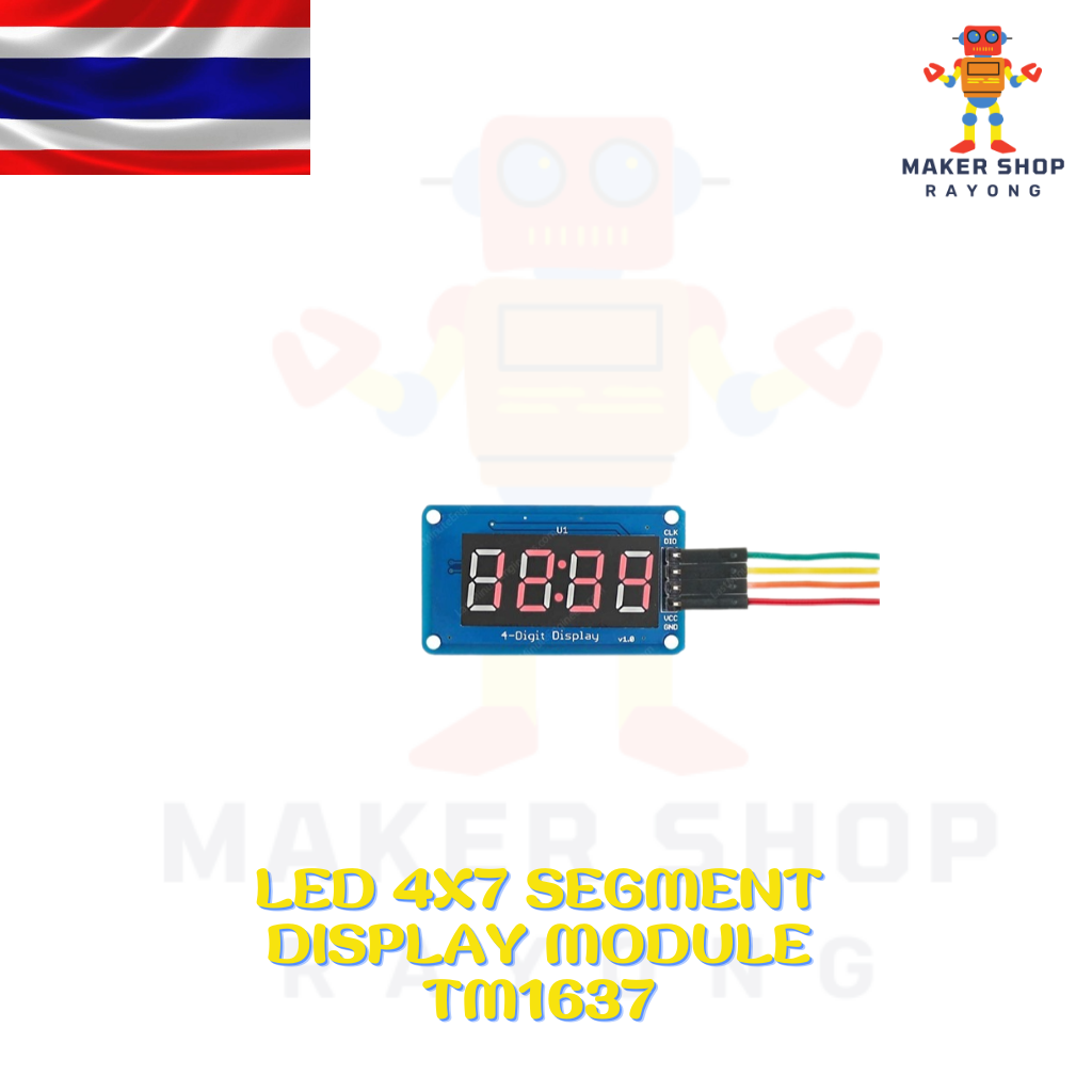 LED 4x7 Segment Display Module TM1637