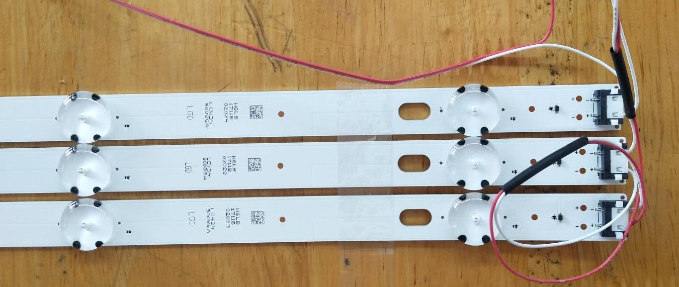 หลอดแบล็คไลท์ LG อะไหลแท้/มือสองพร้อมใช้งาน รุ่น43UJ630T*43UJ652T*43UU660H*43UK6300PTE*43UK6320PTE(หลอดรุ่นนี้มีหลายเวอร์ชั่นมาก ต้องใช้กับเวอร์ชั่นที่หลอดเหมือนกันเท่านั้น)