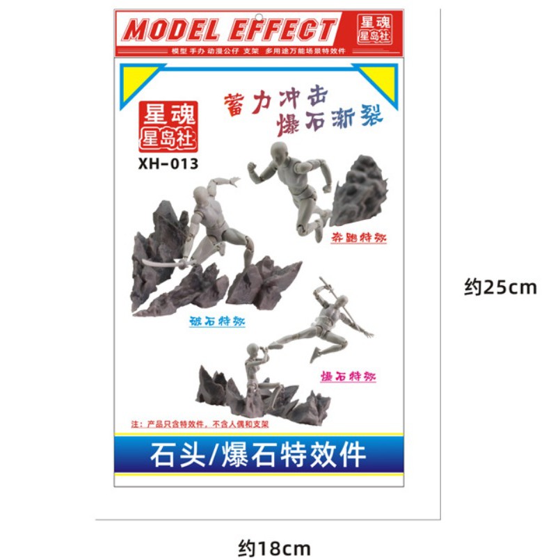 เอฟเฟคผ่าหิน โมเดล ฟิกเกอร์ ฟิกม่า Cut Stone Effect Model Figure Figma