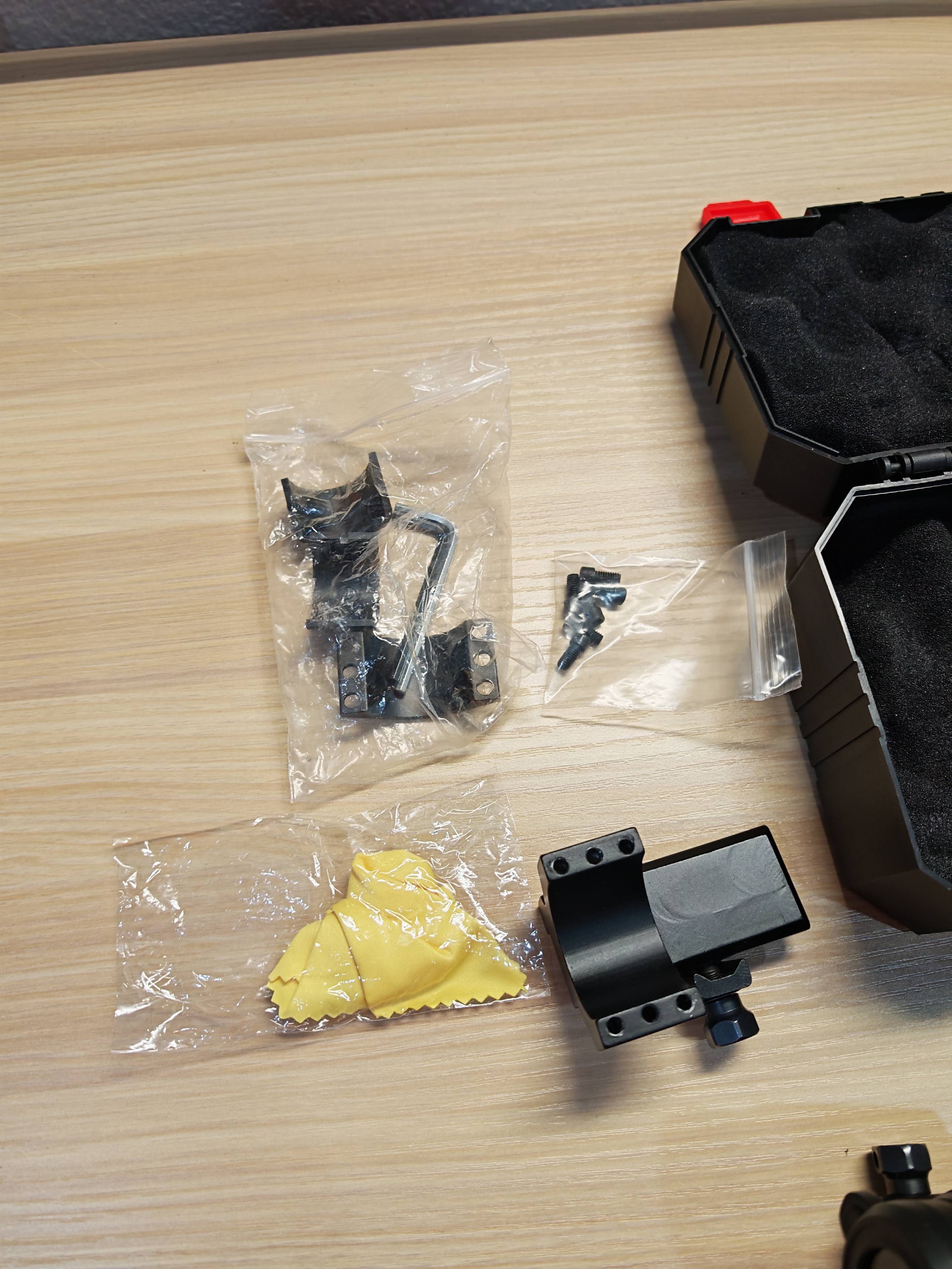 Holy Warrior Red Dot Aimpoint Comp M2 + ขาจับ 2 แบบ โค้งและตรงกล่องครบ มือสอง