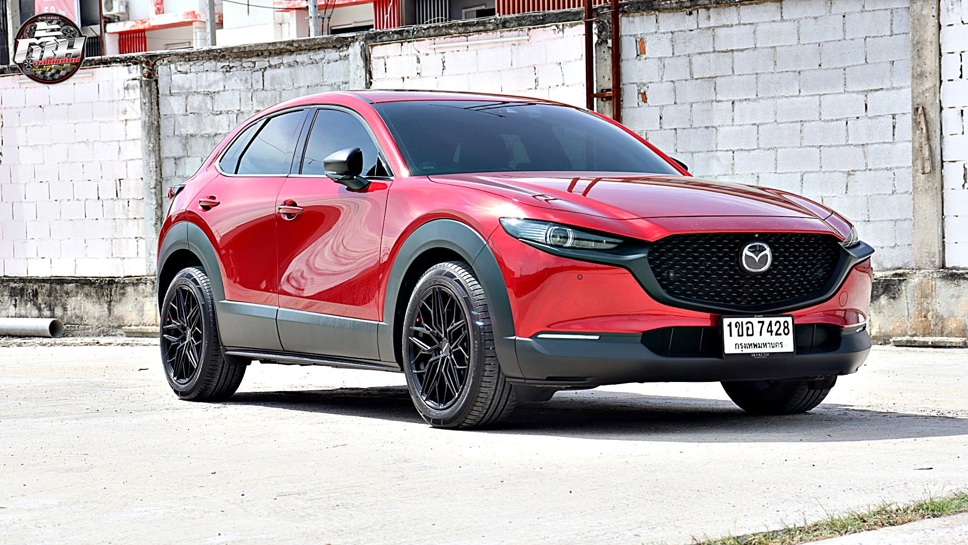 MAZDA CX-30 เปลี่ยนล้อแม็กซ์ LENSO JAGER-VENTUS ขอบ18นิ้ว