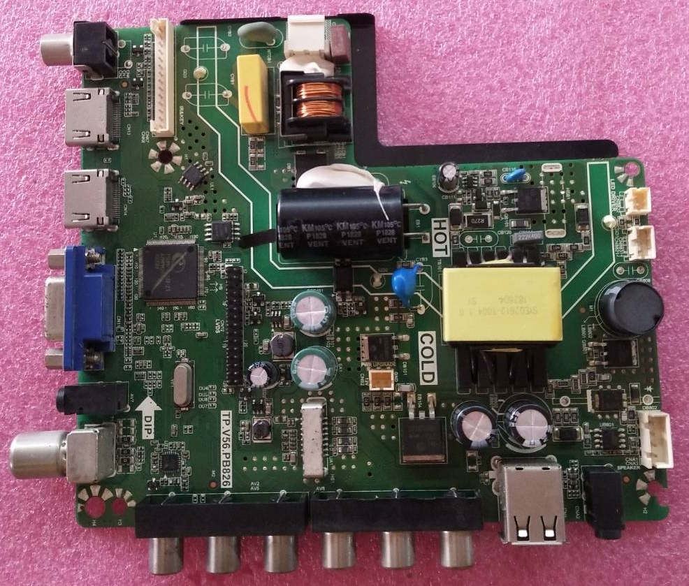 วันบอร์ด ACONATIC (อะโคเนติค) อะไหล่แท้/ของถอด ใช้กับรุ่น AN-LT3212 พาร์ท TP.V56.PB826 เวอร์ชั่นทีบาร์ PT320AT01-1